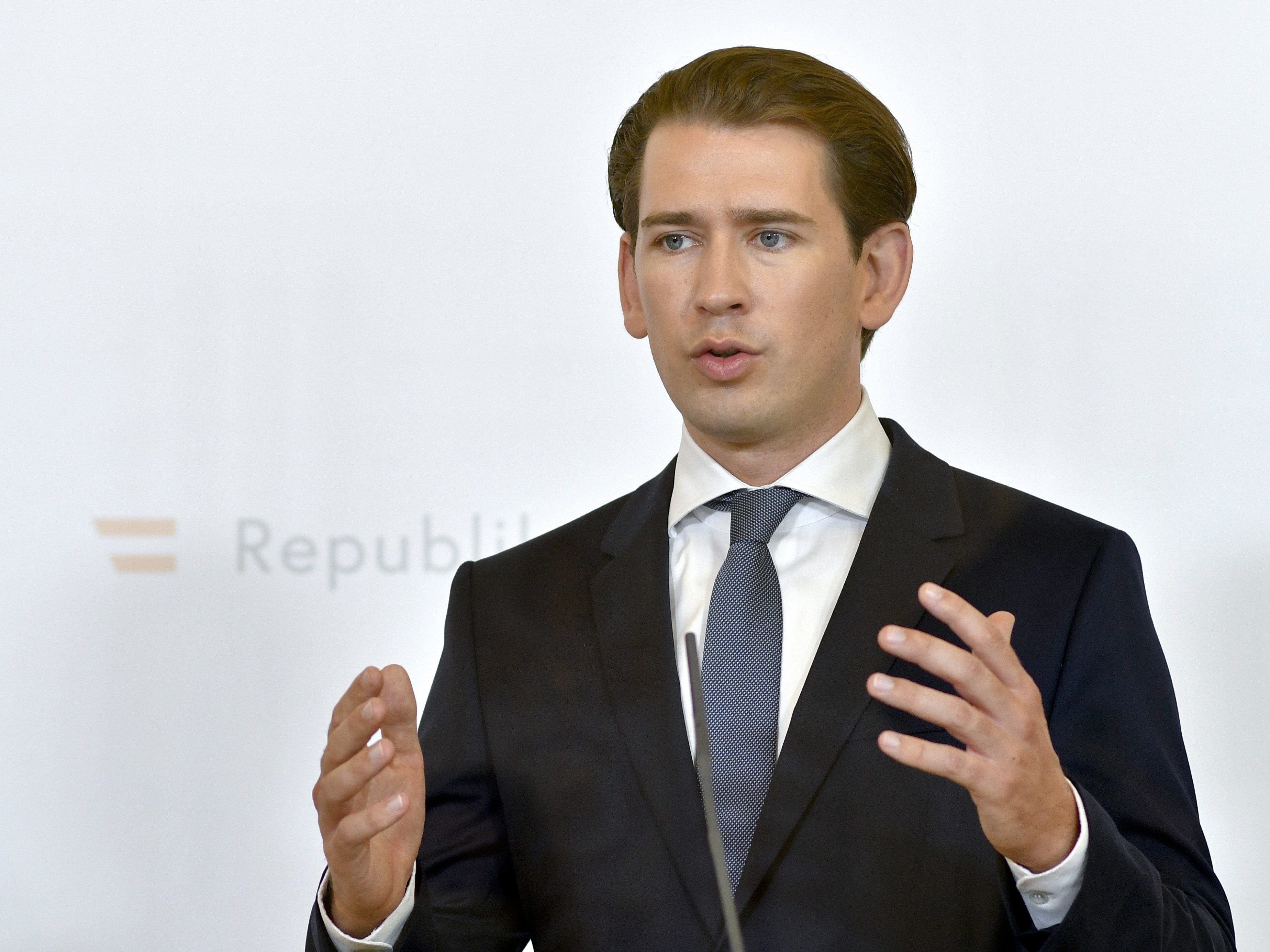 Sebastian Kurz führt weiter unangefochten bei der Kanzlerfrage.