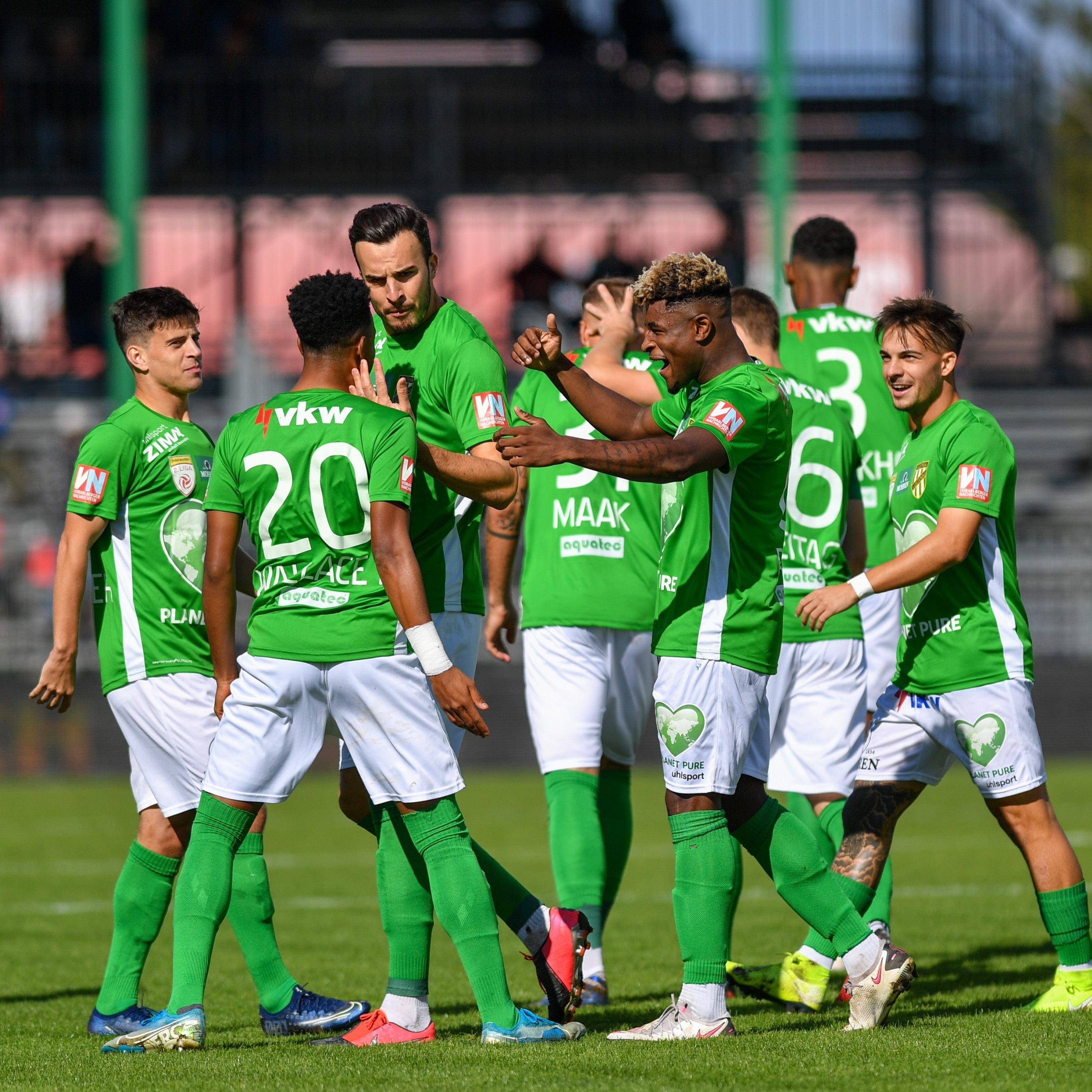 Die Lustenauer durften heute gleich mehrfach jubeln.