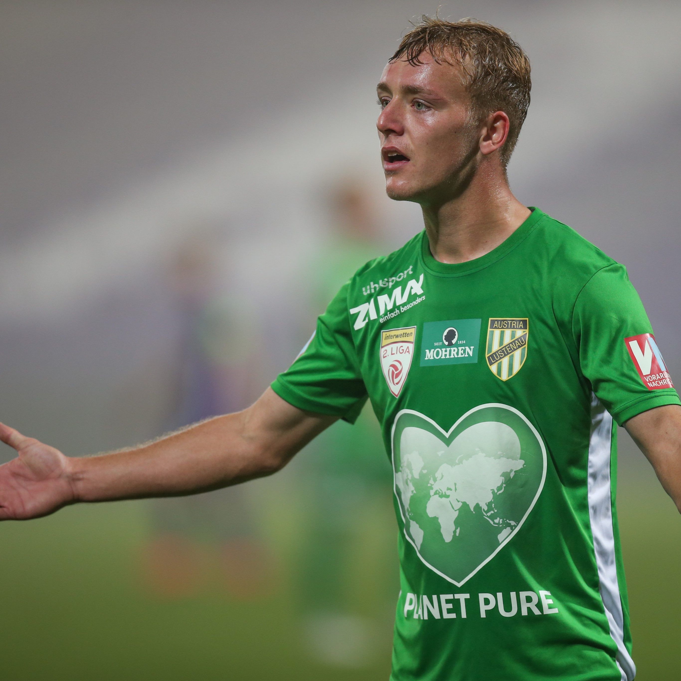 Fabian Gmeiner konnte den späten Ausgleich nicht fassen.