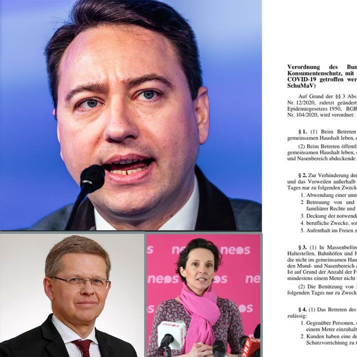 FPÖ, SPÖ und NEOS schießen sich auf Türkis-Grün ein FPÖ, SPÖ und NEOS schießen sich auf Türkis-Grün ein