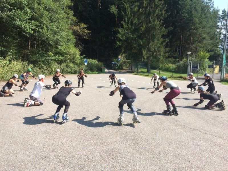 Bei diesem schönen Wetter waren auch tolle Outdoor-Aktivitäten wie Inlineskaten möglich.
