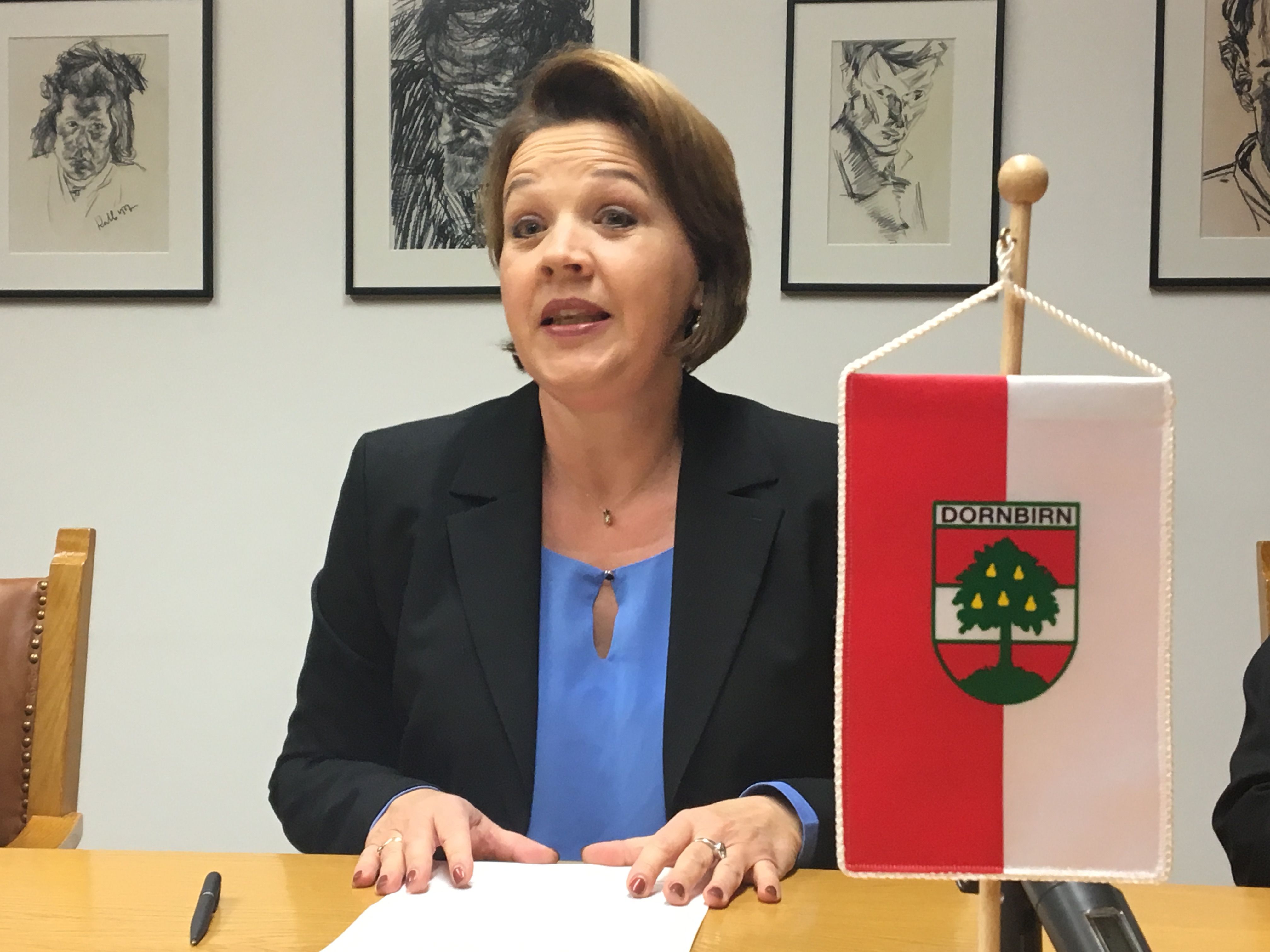 Kaufmann appelliert an die Dornbirner. Kaufmann appelliert an die Dornbirner.