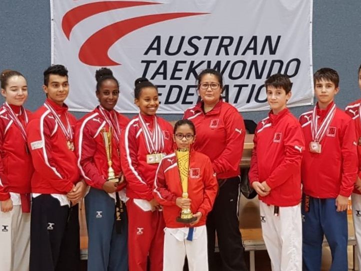 Das siegreichen Sportler in Baden Das siegreichen Sportler in Baden