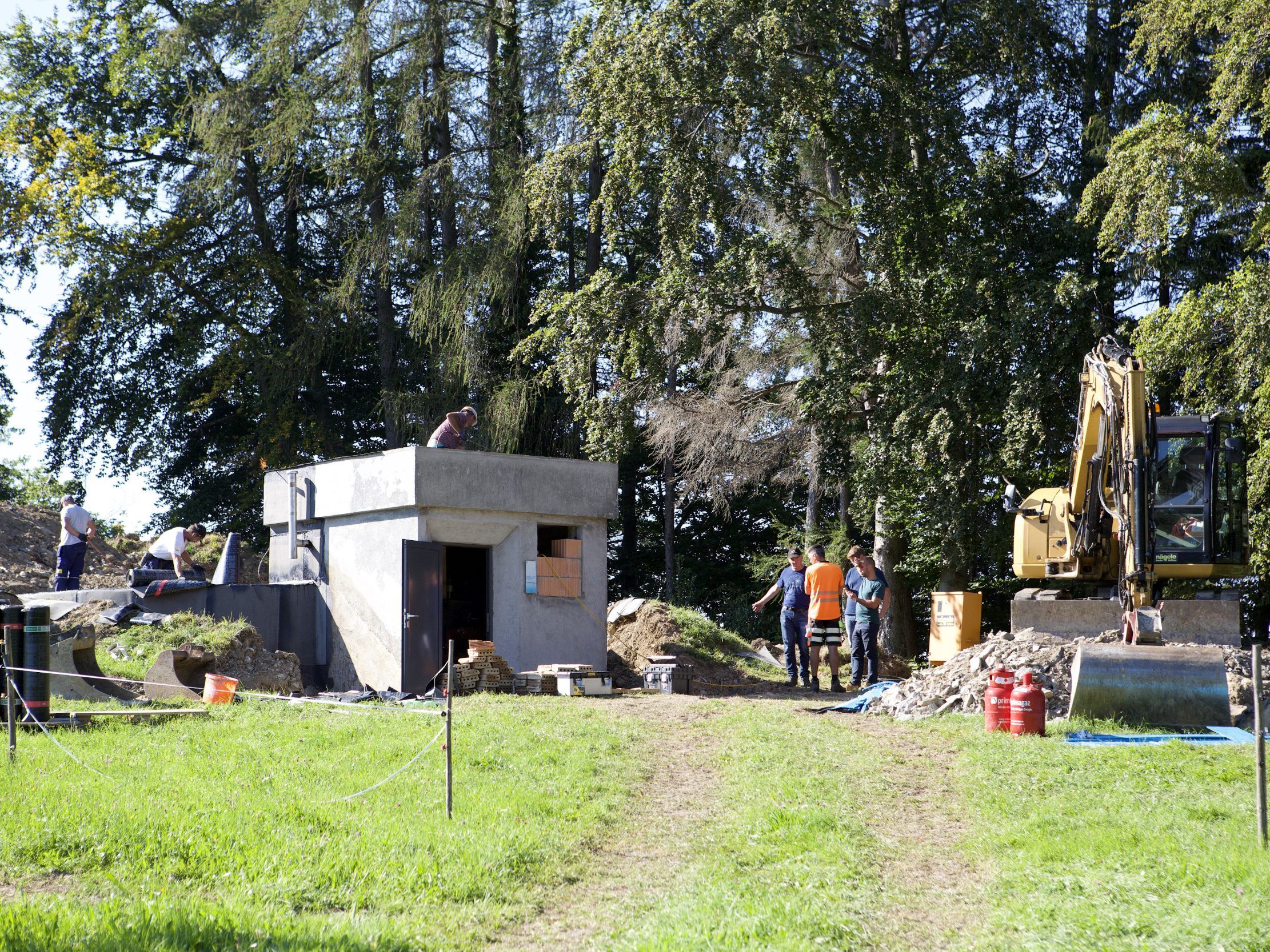 Der Hochbehälter Burgfeld wird wieder auf den neuesten Stand gebracht