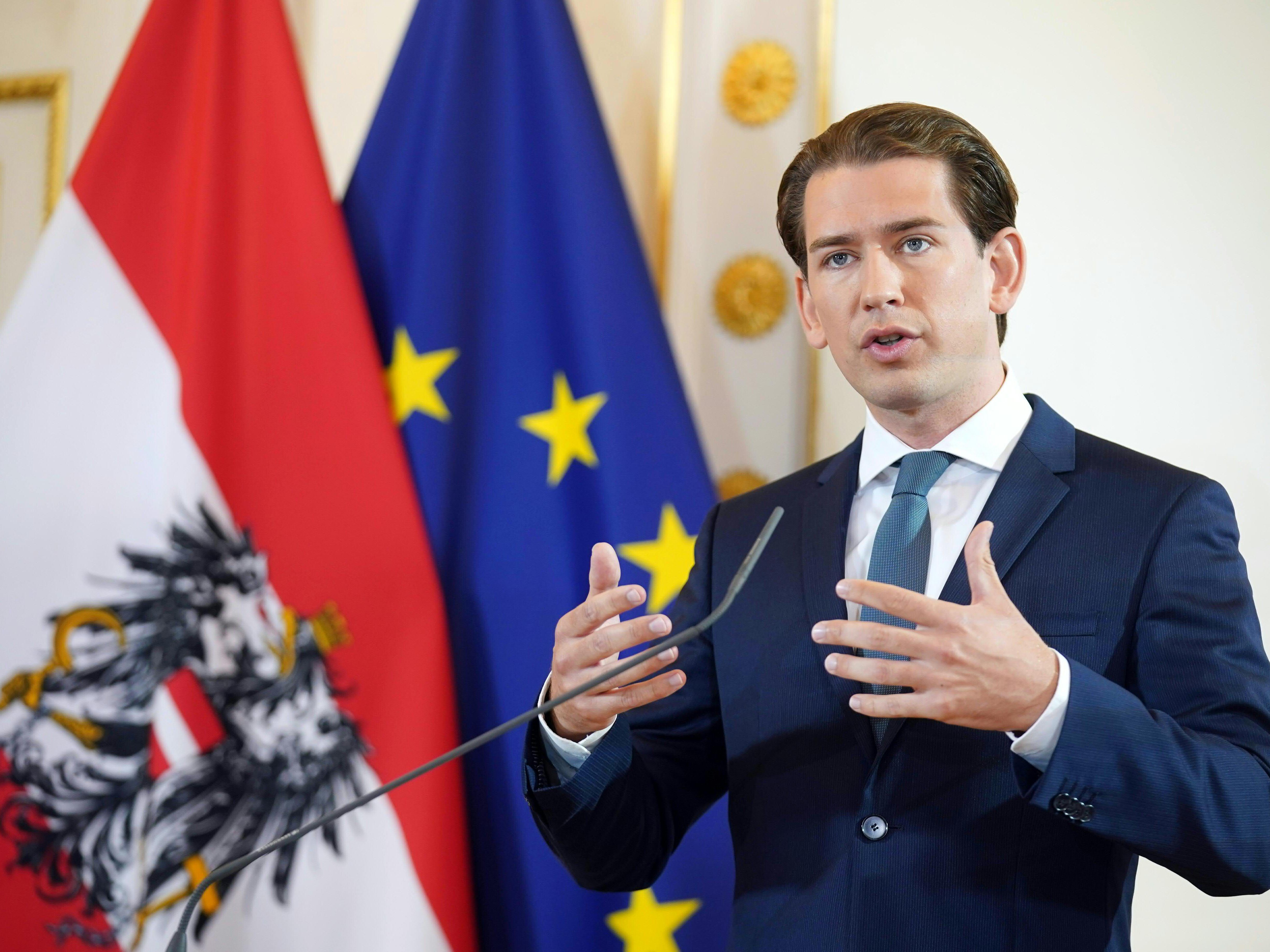 Sebastian Kurz erklärt das Thema "Arbeit" zum wichtigsten Thema der nächsten Monate.