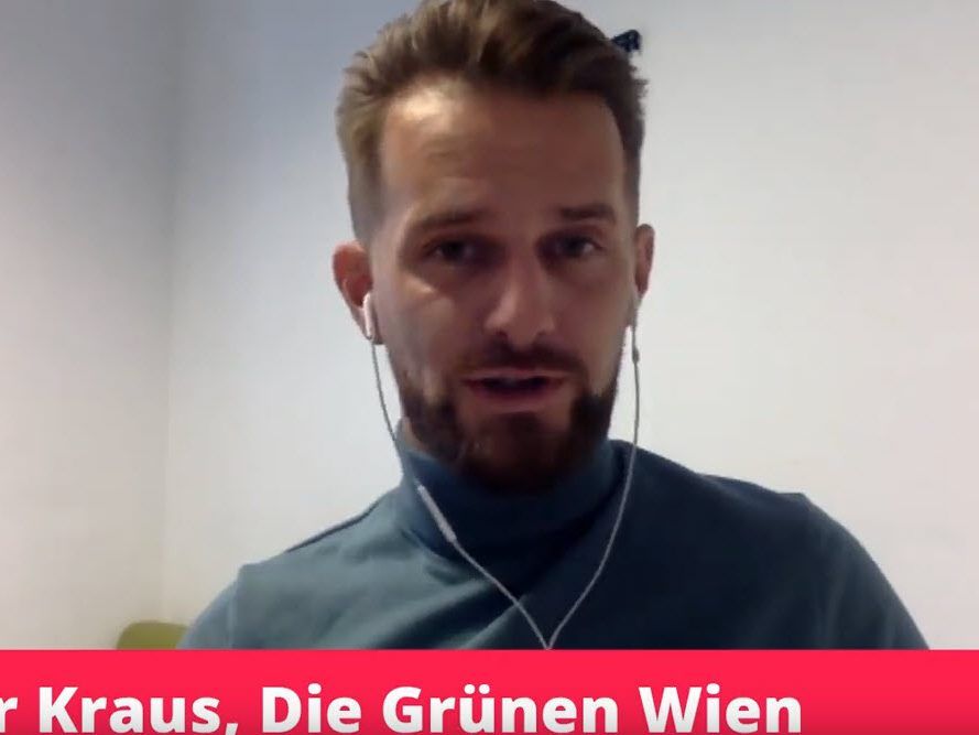 Peter Kraus (Grüne) im Wahl-Talk. Peter Kraus (Grüne) im Wahl-Talk.