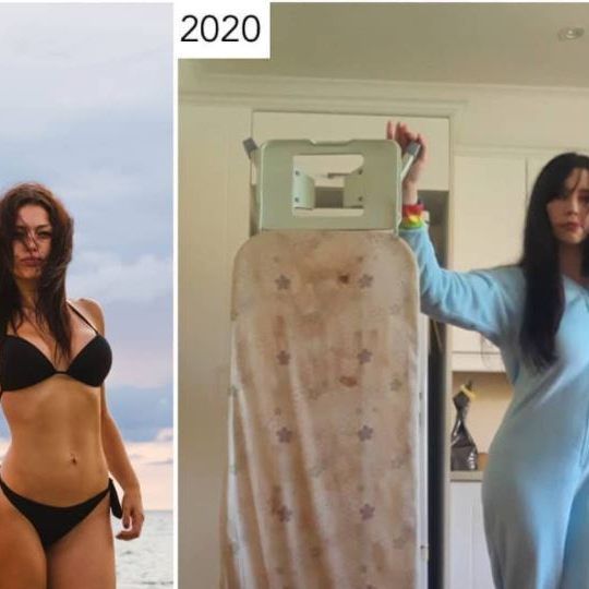 Parodie: "Lockdown-Reisen".