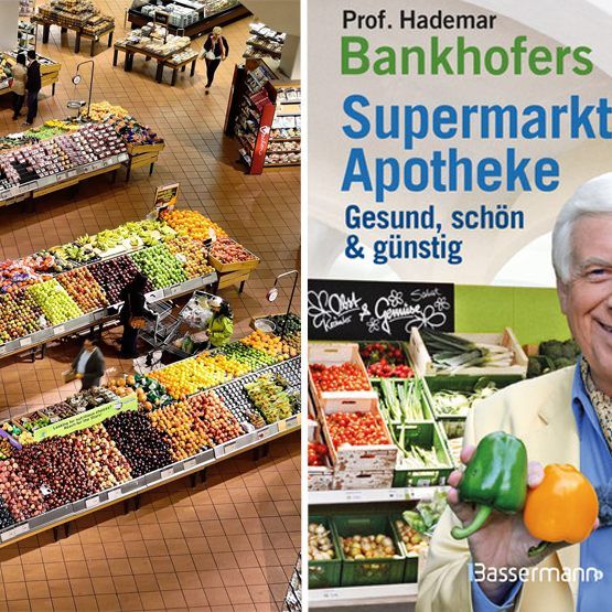Im neuen Buch von Prof. Hademar Bankhofer erhält der Supermarkt einen neuen Stellenwert in puncto Gesundheit.