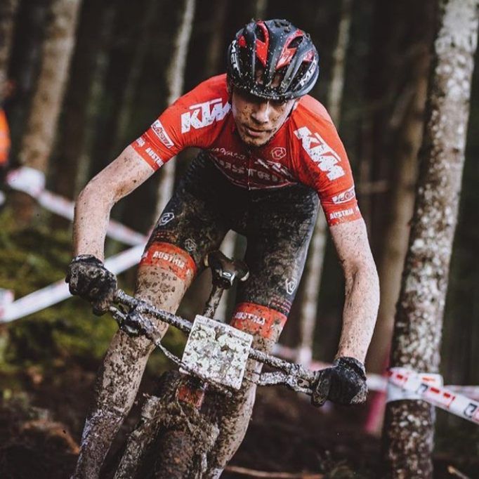 Zu viel Schlamm und Dreck am Rad von Julius Scherrer und dann kam das Aus