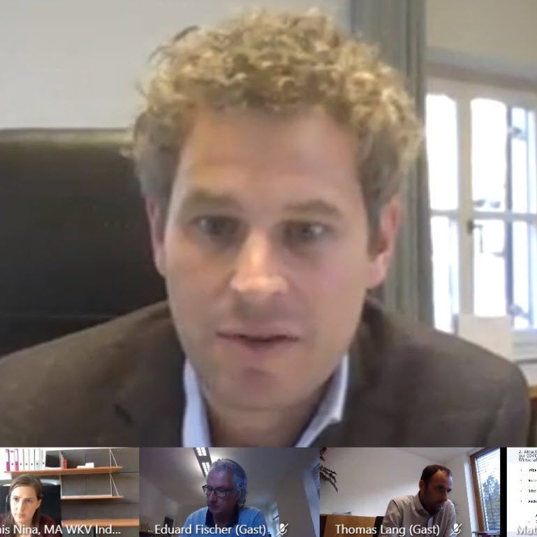 Foto von der MS-Teams-Sitzung