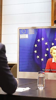 Videokonferenz von Kurz mit von der Leyen