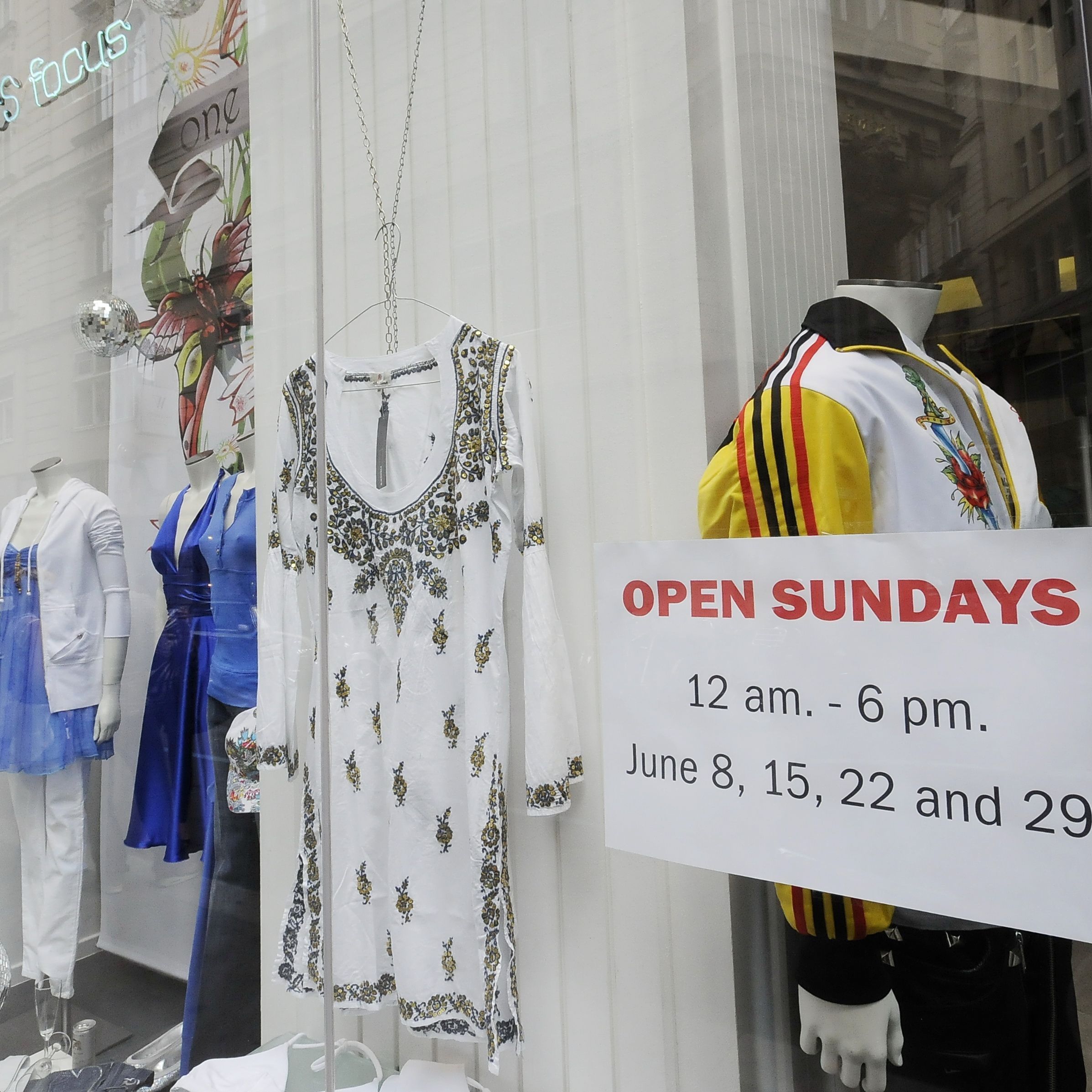 Die Sozialpartnergespräche über Sonntagsöffnungen laufen noch.