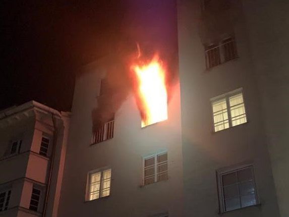 Wohnungsbrand in Wien-Landstraße. Wohnungsbrand in Wien-Landstraße.