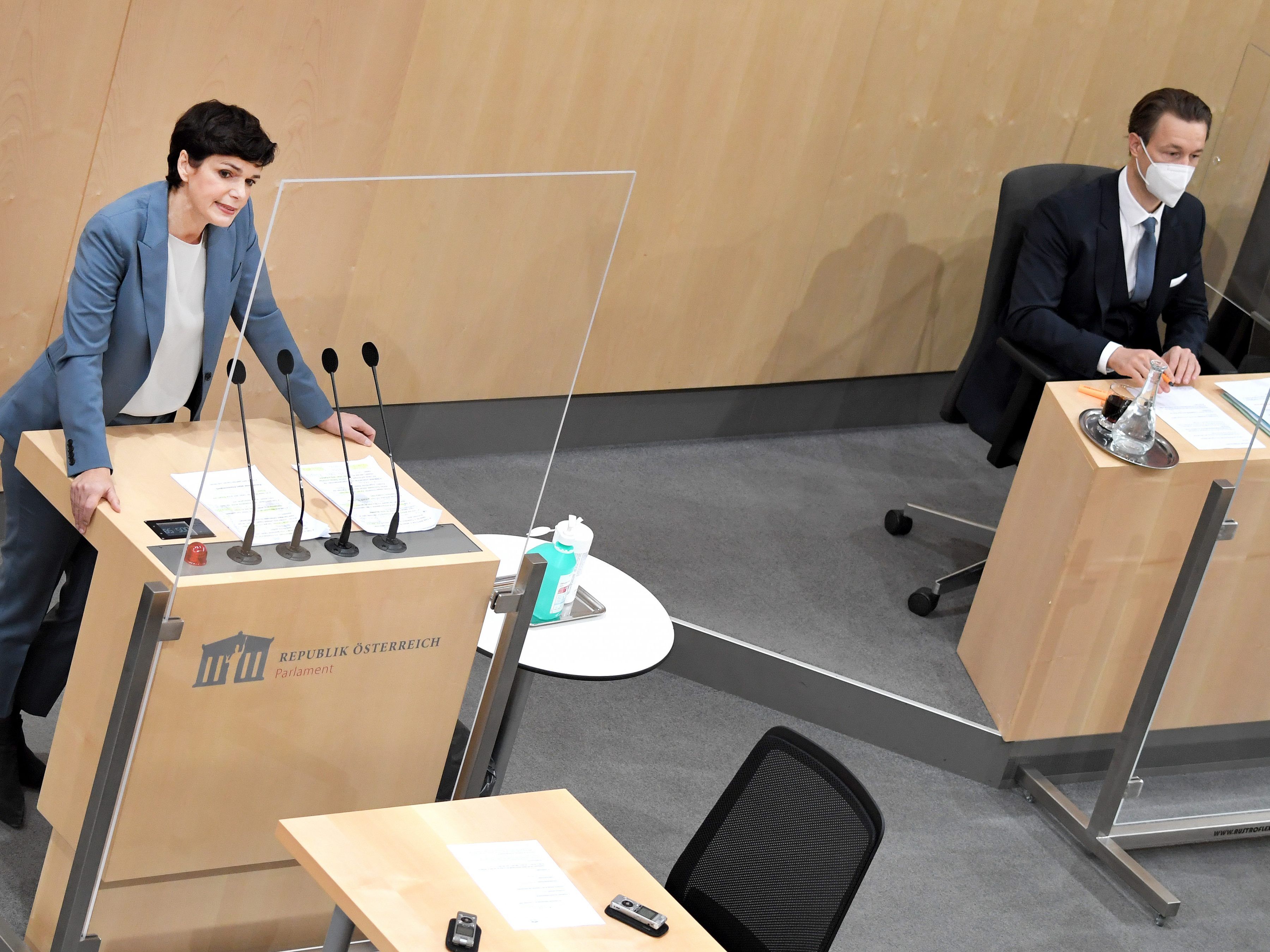 Die Opposition kritisierte das Budget, das Corona-Management und die Regierung.