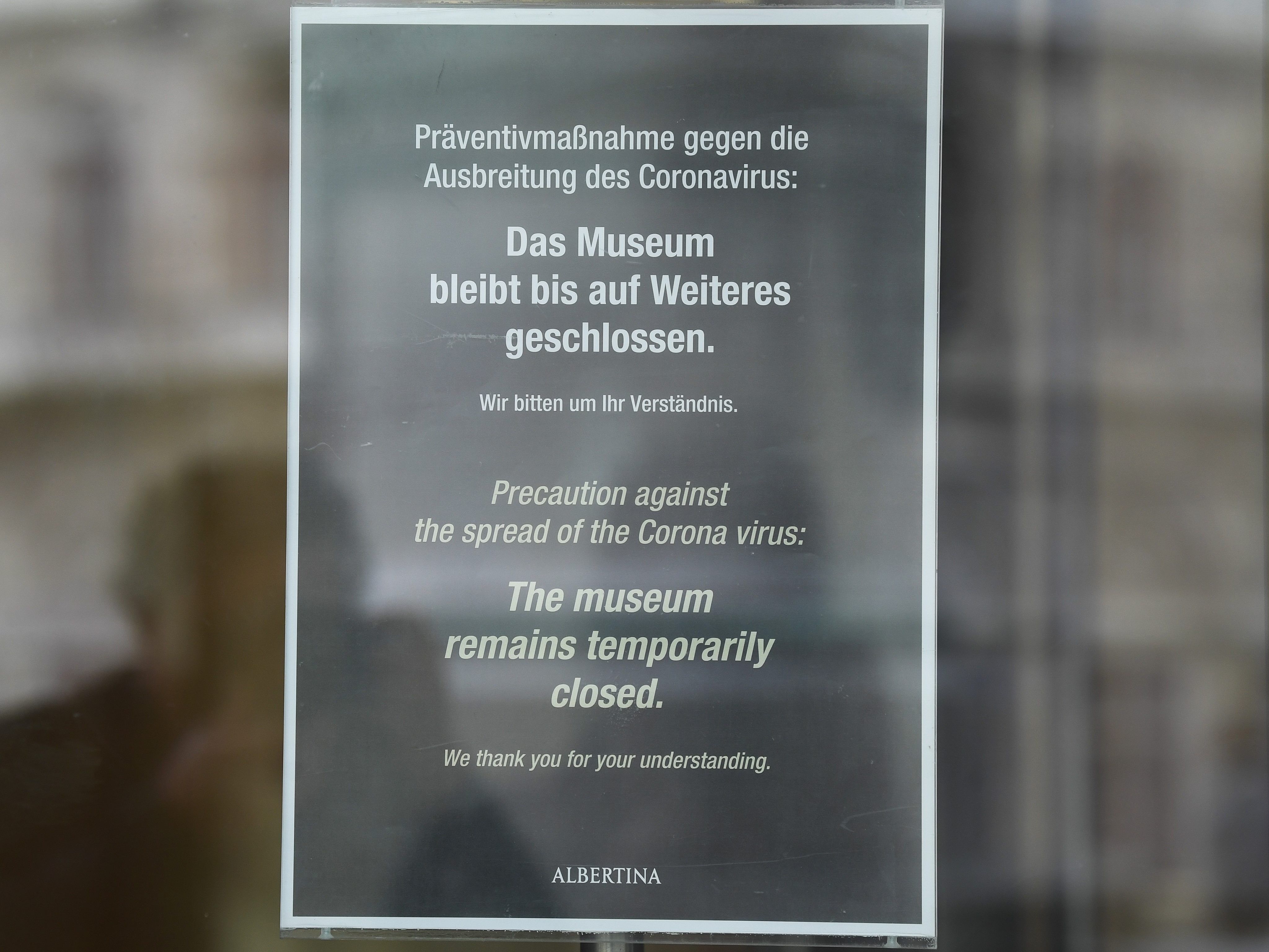 Bundesmuseen wie die Albertina bleiben aktuell wegen der Corona-Situation geschlossen