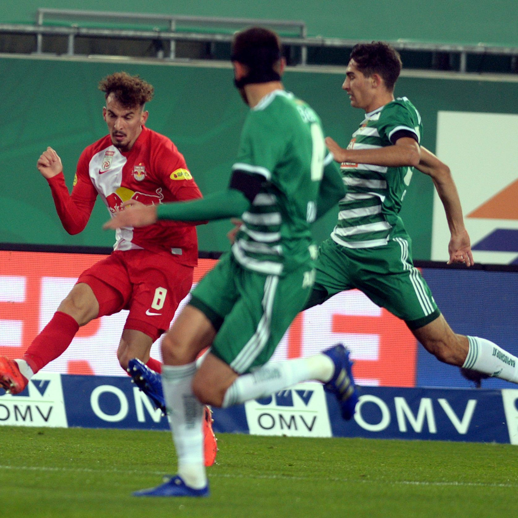 Das Duell von Rapid Wien und Red Bull Salzburg endete mit einem Unentschieden.