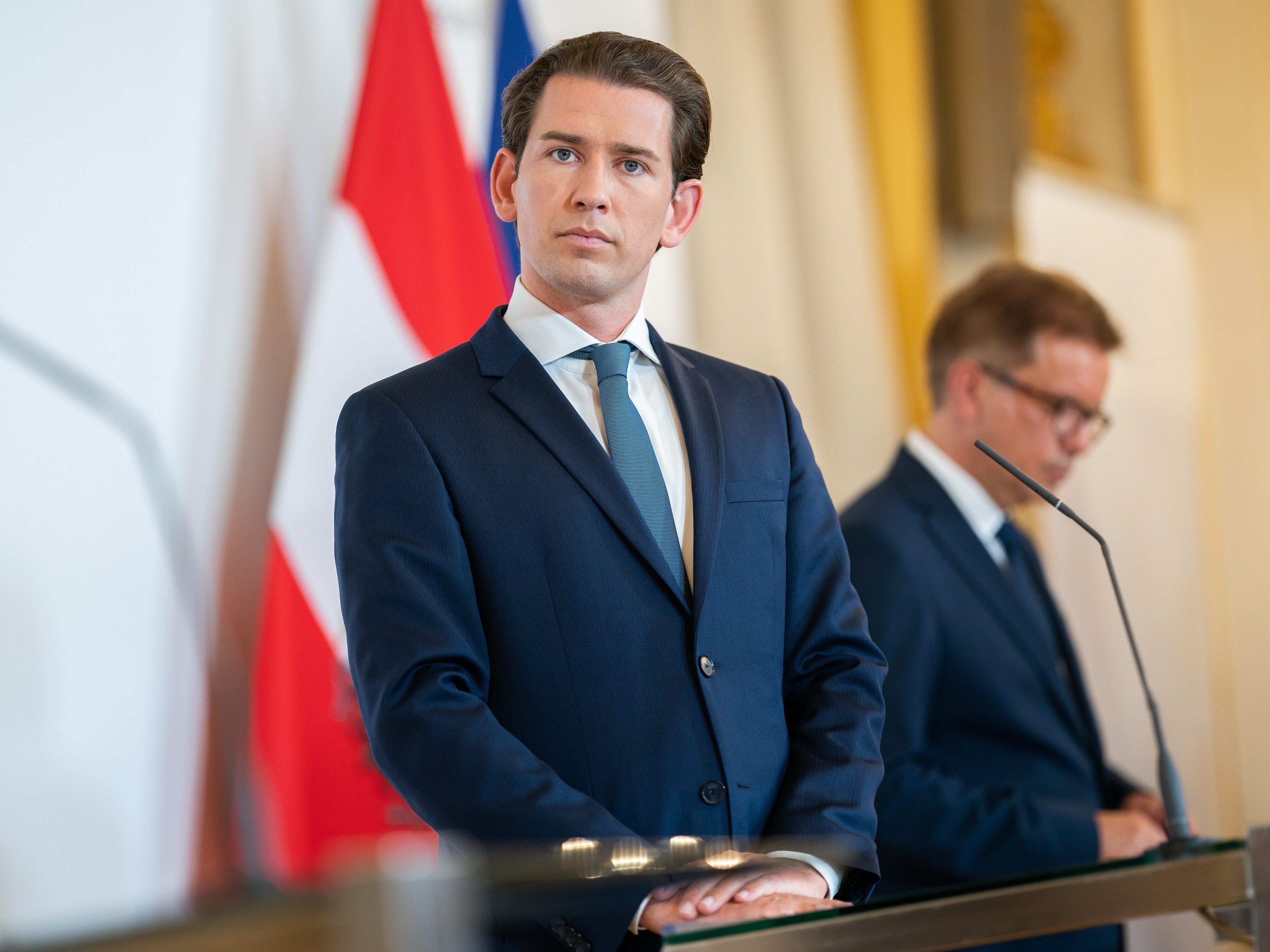 Bundeskanzler Sebastian Kurz verkündete am Samstag einen verschärften Lockdown.