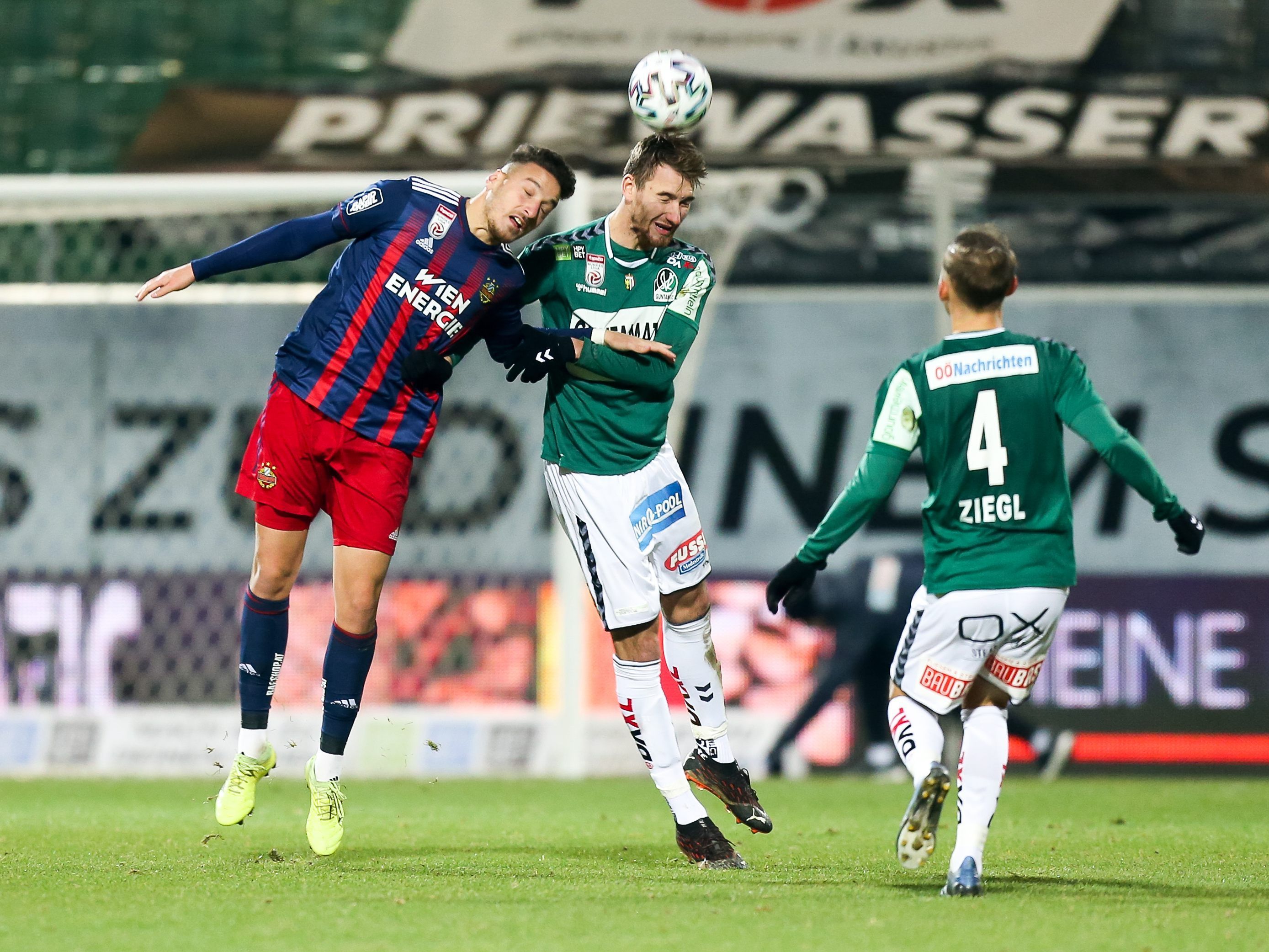 Rapid musste sich gegen die SV Ried geschlagen geben.