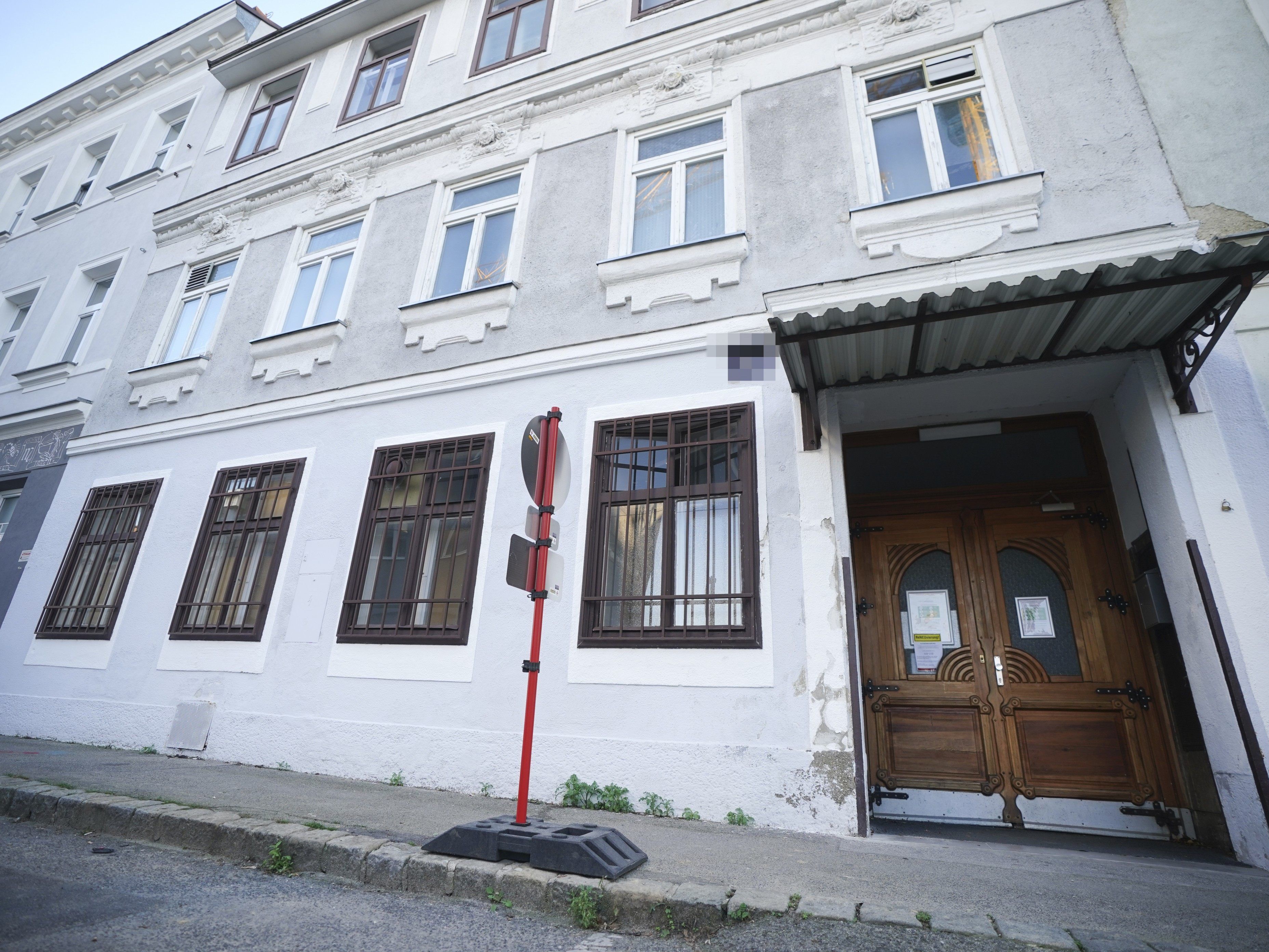 Die geschlossene Moschee in Wien-Meidling.