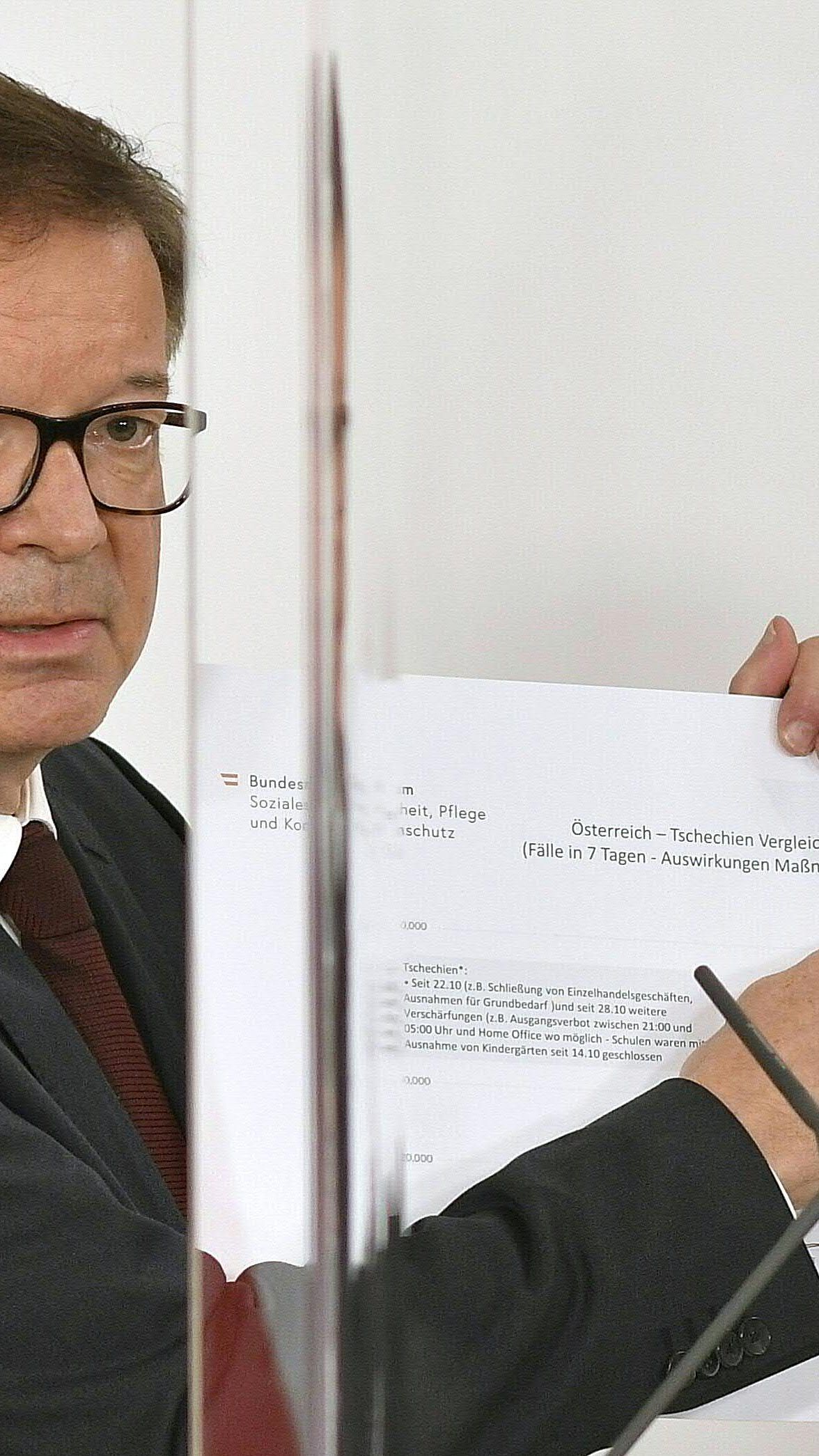Gesundheitsminister Rudolf Anschober