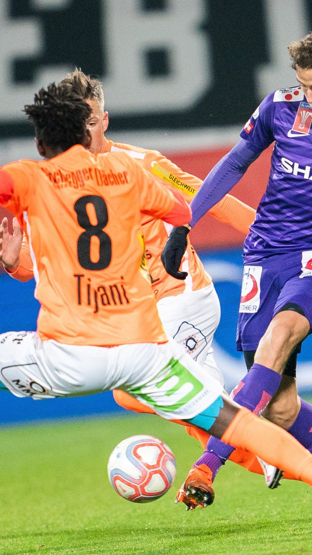 Die Wiener Austria besiegte Hartberg mit 5:3.