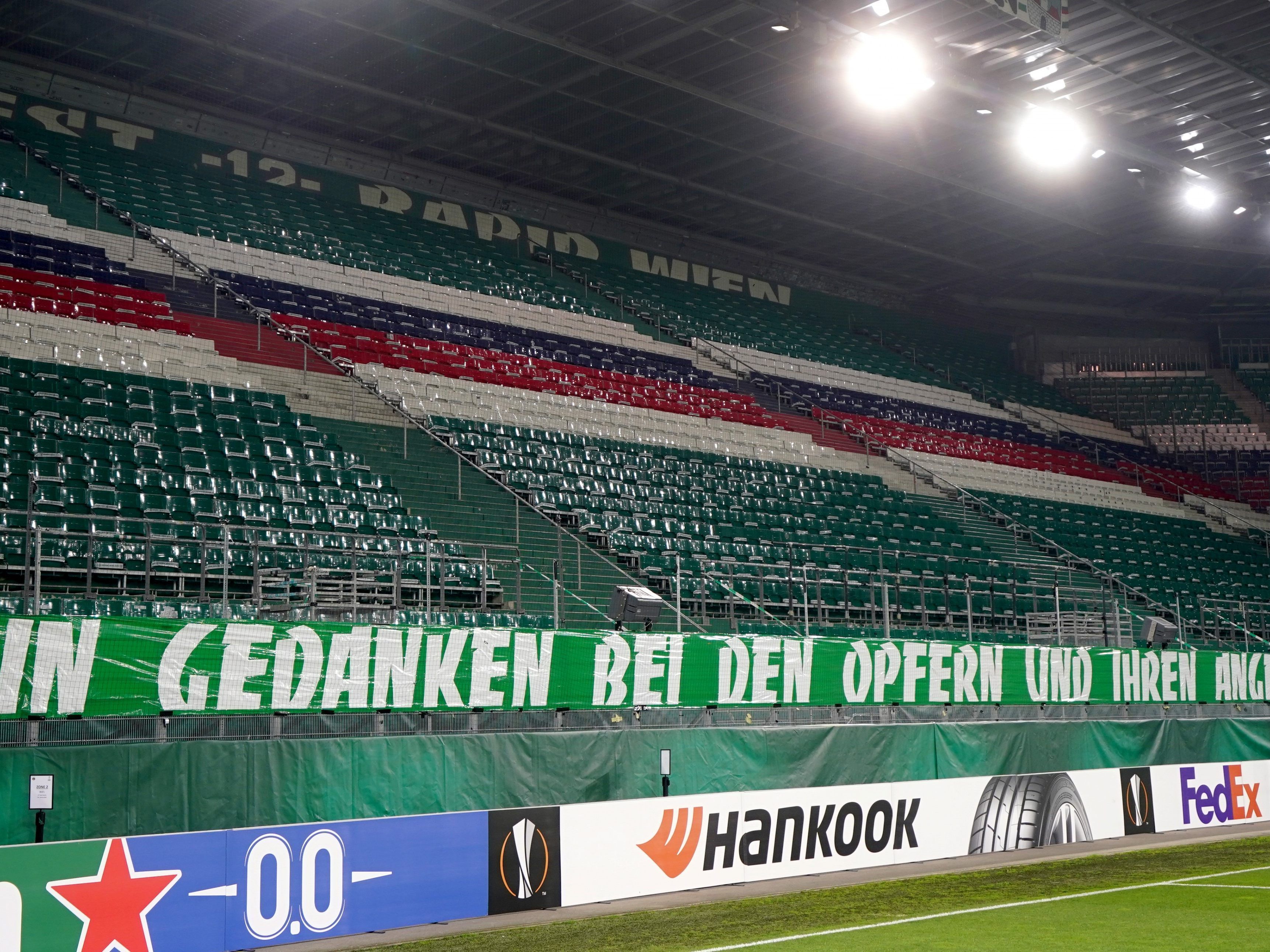Spendenaktion nach Terroranschlag: Spieler mit "Wien" in jeweiliger Muttersprache auf dem Rücken.