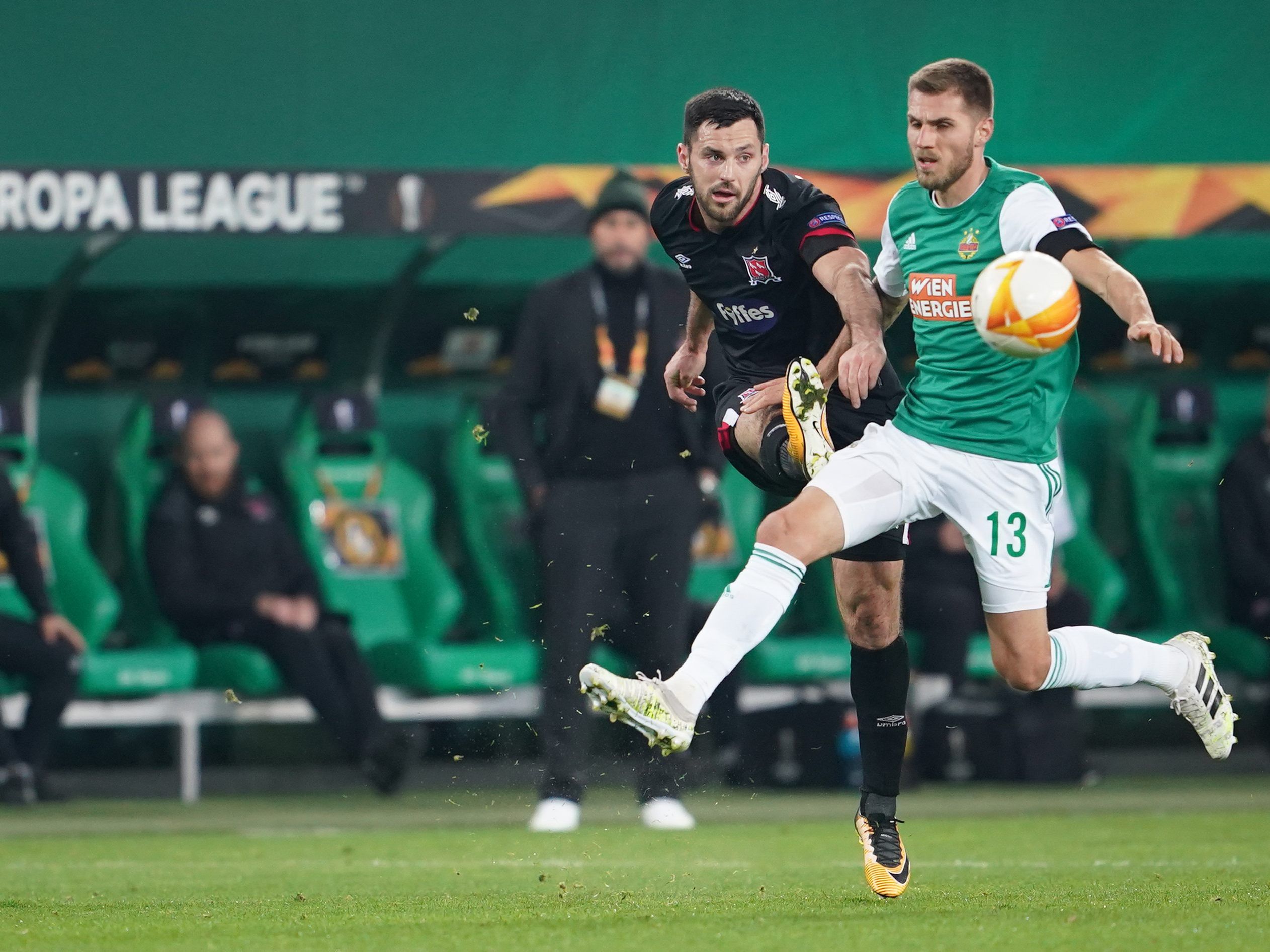 LIVE-Ticker zum EL-Match zwischen Dundalk und Rapid Wien ab 21.00 Uhr.