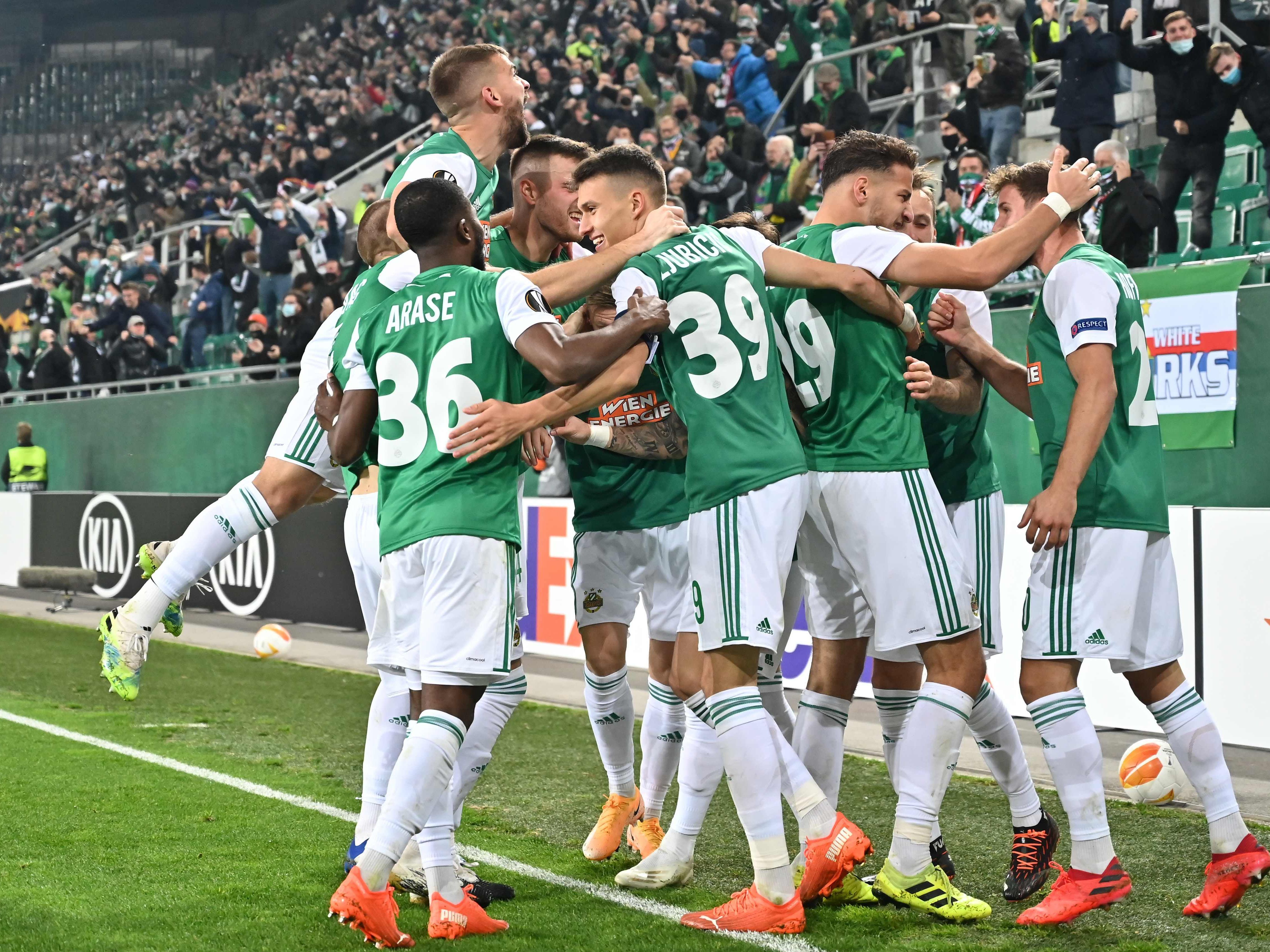 Hier sehen Sie das EL-Match Rapid Wien gegen Dundalk live.