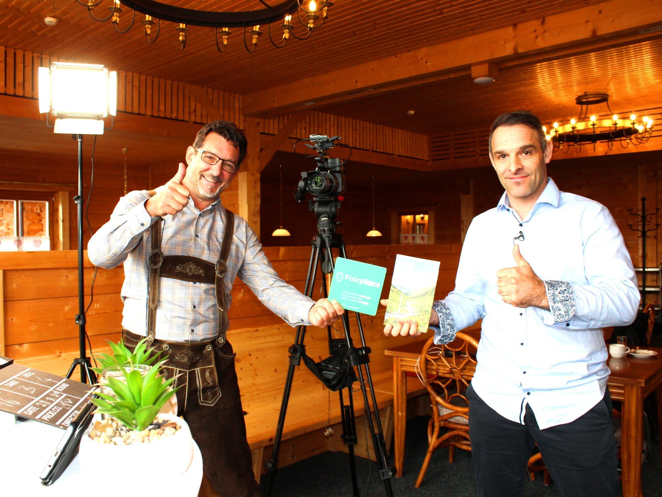 Über seine Onlilneverkaufsplattform "Fairplace" berichtet Markus Hagen in der 175. TV-Sendung "us dr Gondl" Über seine Onlilneverkaufsplattform "Fairplace" berichtet Markus Hagen in der 175. TV-Sendung "us dr Gondl"