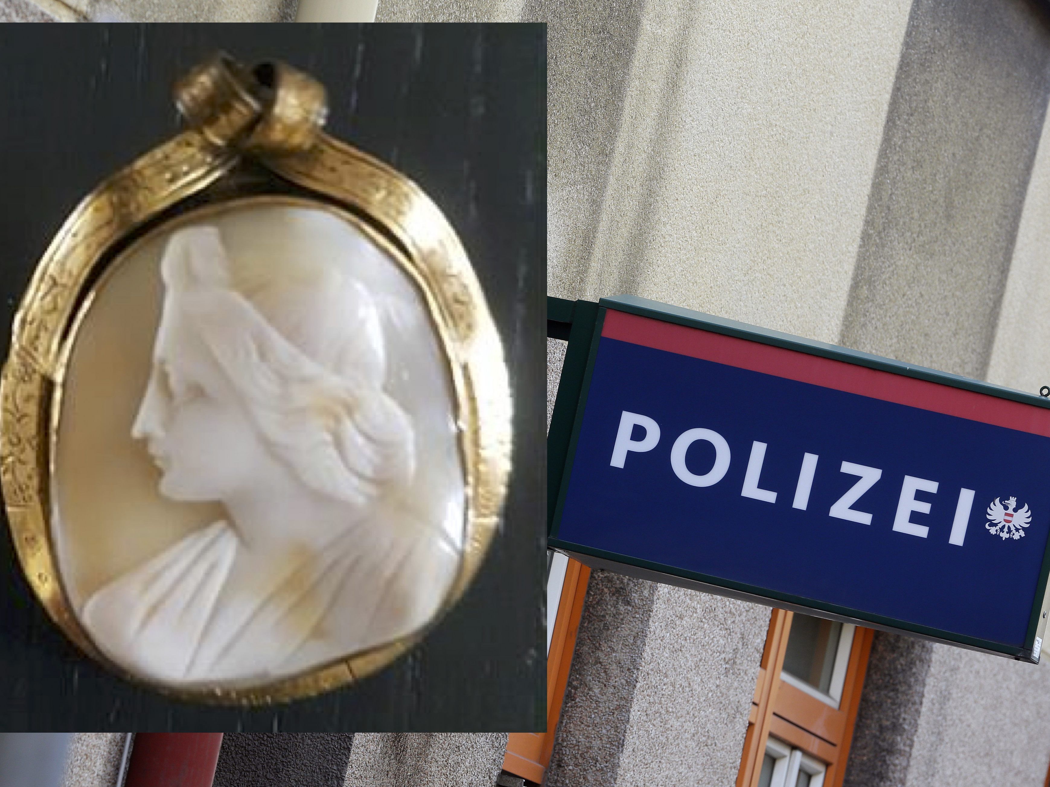 Dieser vergoldete Anhänger wurde bei einem Einbruch gestohlen Dieser vergoldete Anhänger wurde bei einem Einbruch gestohlen