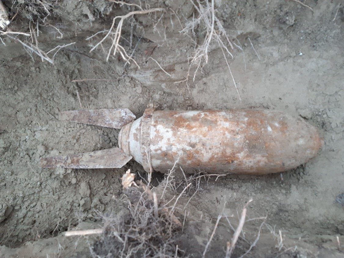 In der Wiener Lobau wurde eine russische Fliegerbombe entdeckt. In der Wiener Lobau wurde eine russische Fliegerbombe entdeckt.