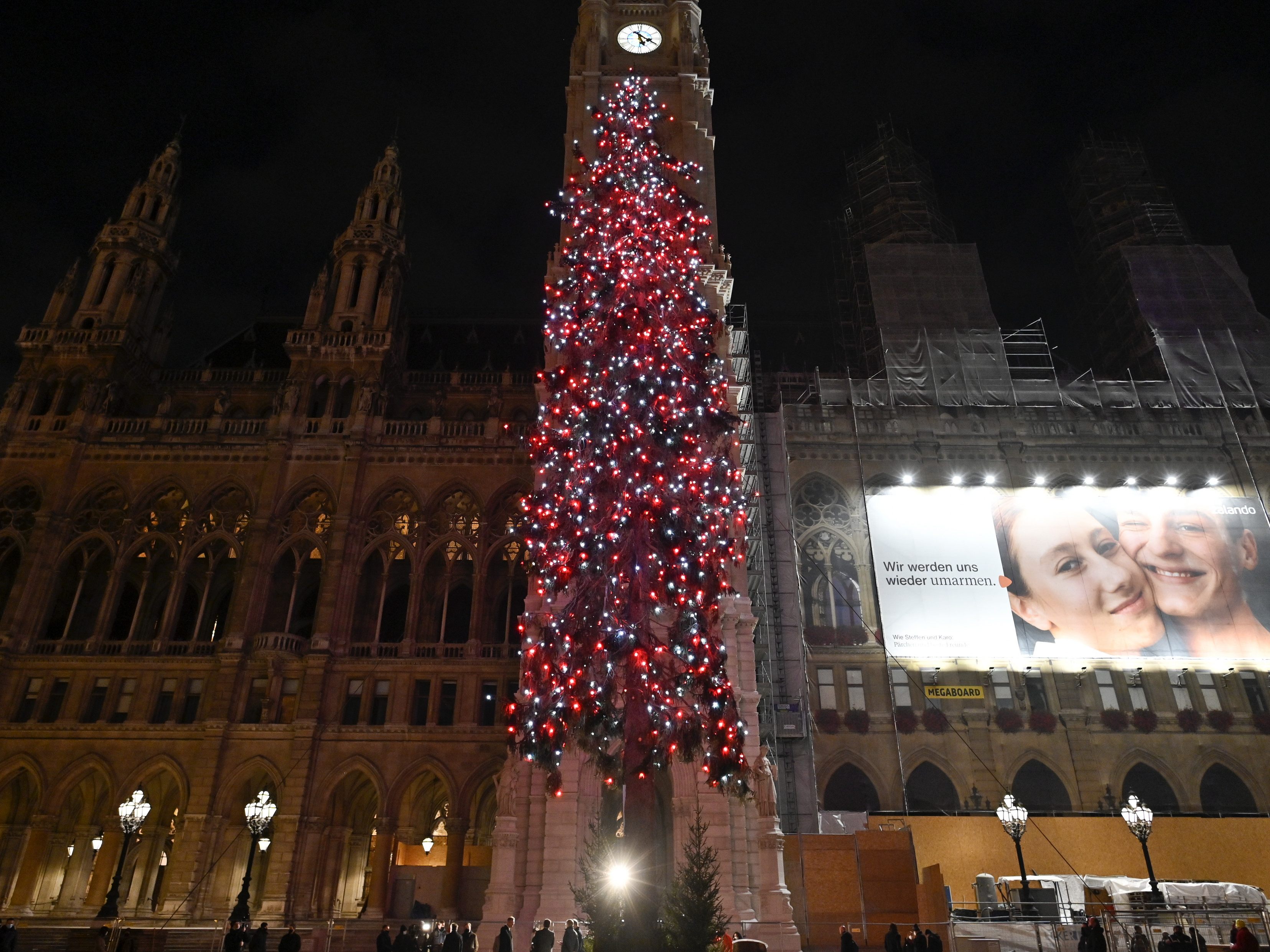 Wien hat den größten Weihnachtsbaum Österreichs. Wien hat den größten Weihnachtsbaum Österreichs.