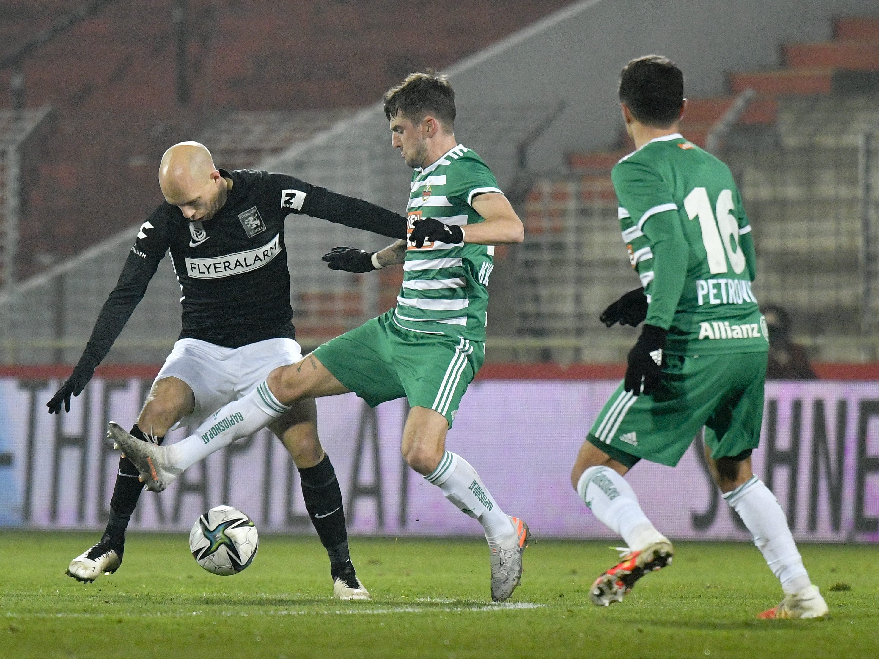 Rapid Wien verabschiedete sich mit einem 1:0 gegen Admira in die Ligapause.