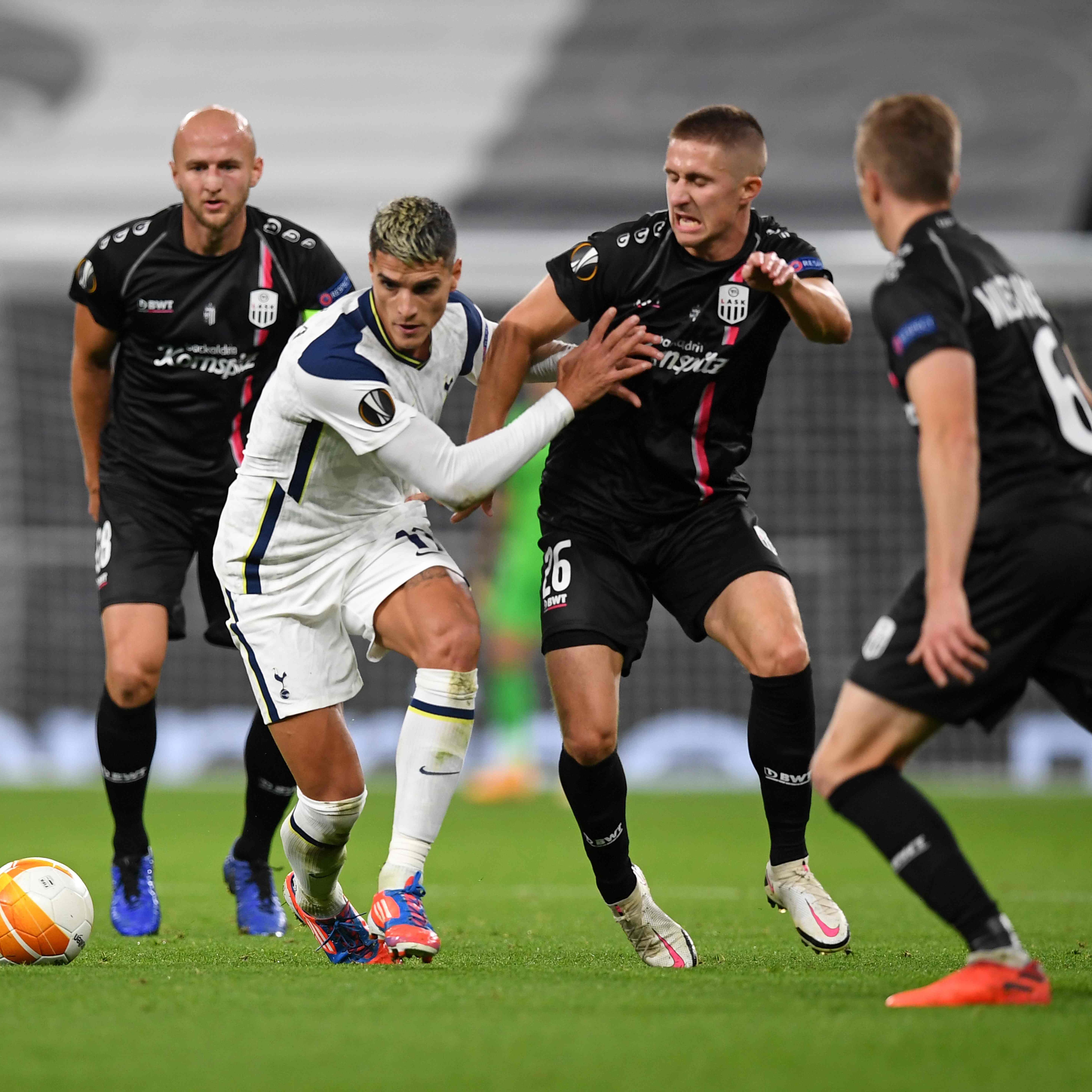 Hier sehen Sie das Match zwischen LASK Linz und Tottenham live.