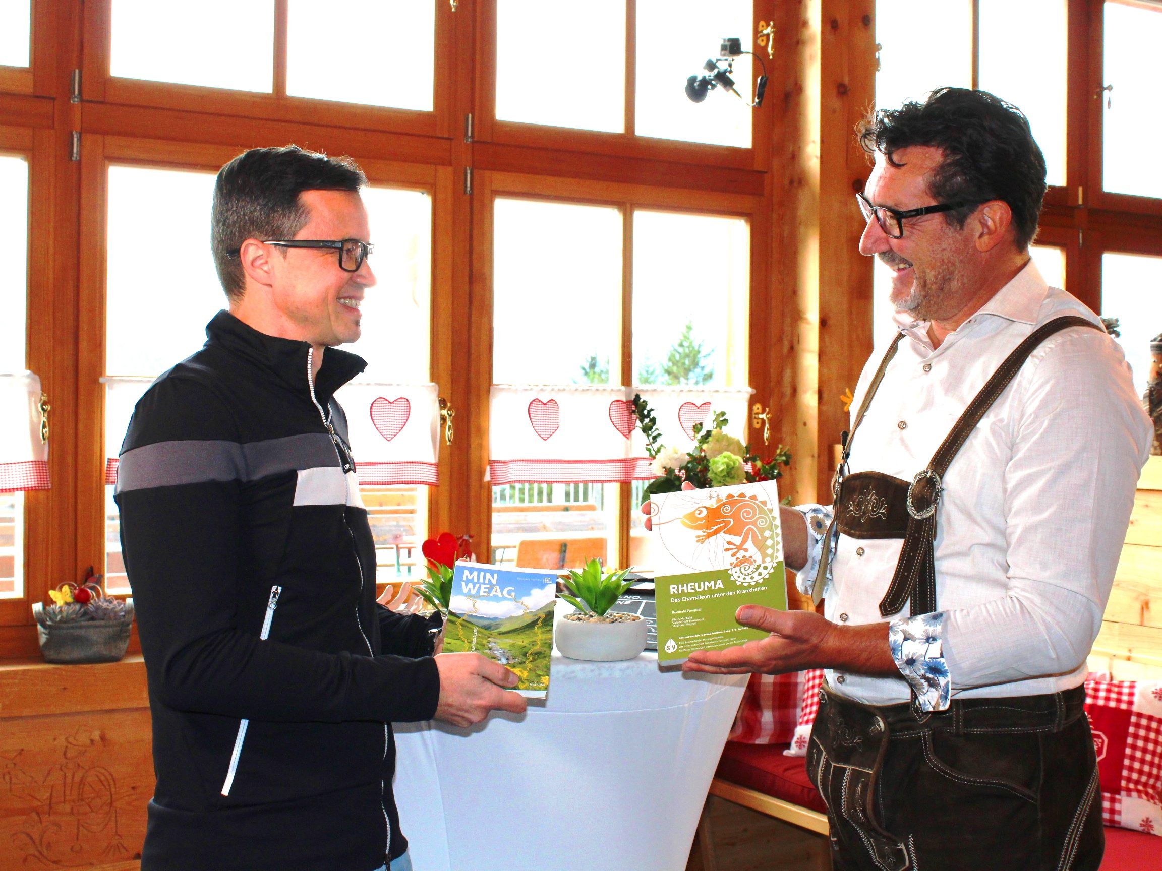 Dr. Lothar Boso ist zu Gast in der TV-Sendung "us dr Gondl" am Muttersberg bei Andreas Seeburger Dr. Lothar Boso ist zu Gast in der TV-Sendung "us dr Gondl" am Muttersberg bei Andreas Seeburger