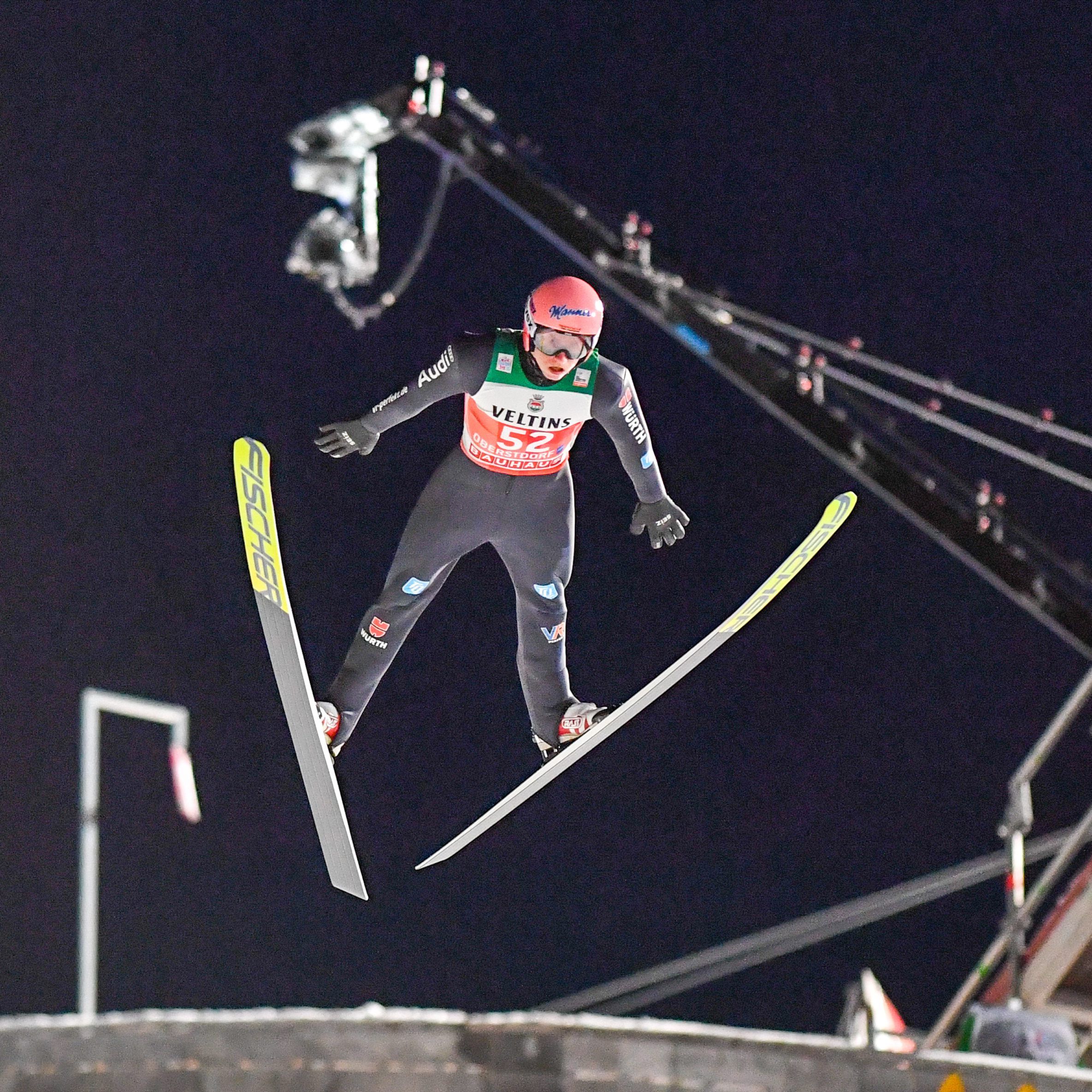 Karl Geiger feierte in Oberstdorf seinen ersten Tournee-Sieg