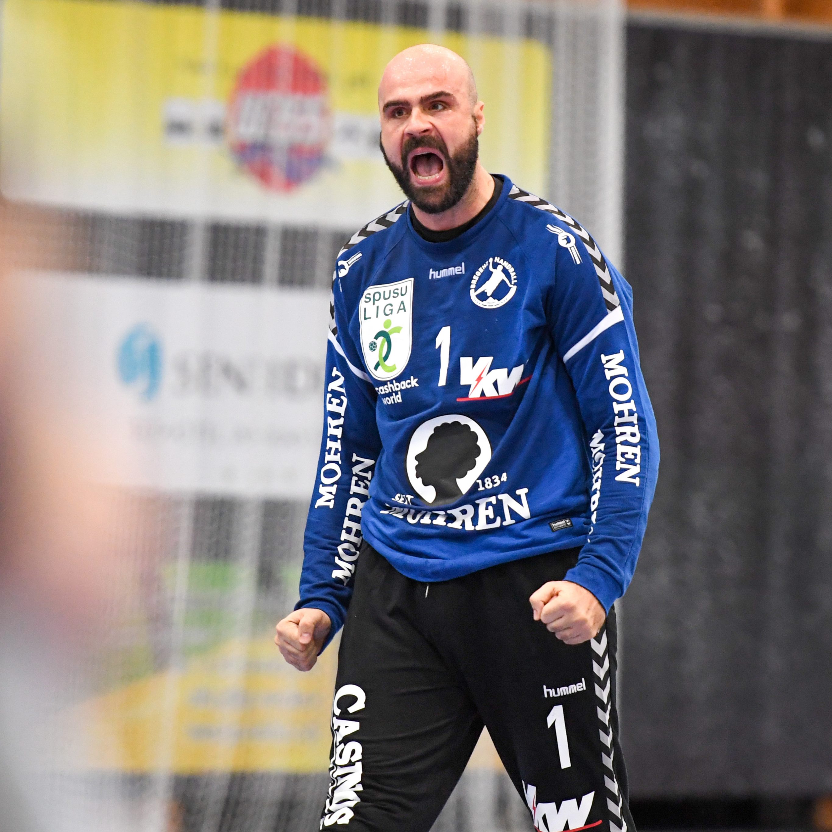 Goran Aleksic war heute der Sieggarant für Bregenz Handball.