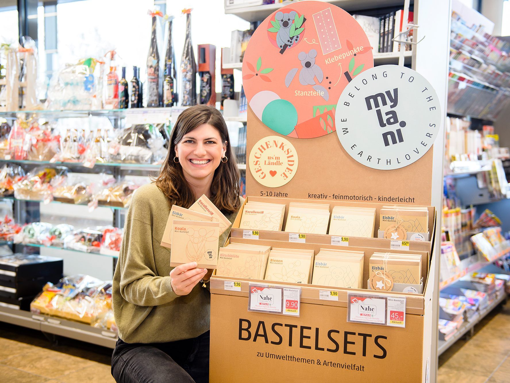 Die Mylani Bastelsets gibt es ab sofort in allen Vorarlberger EUROSPAR-Märkten © Elfenküche/Mark Mosman
