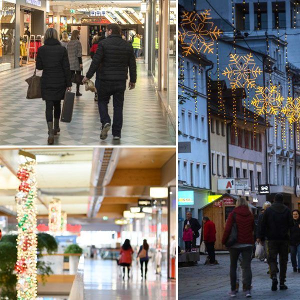 Sehr unterschiedliche Kundenfrequenzen