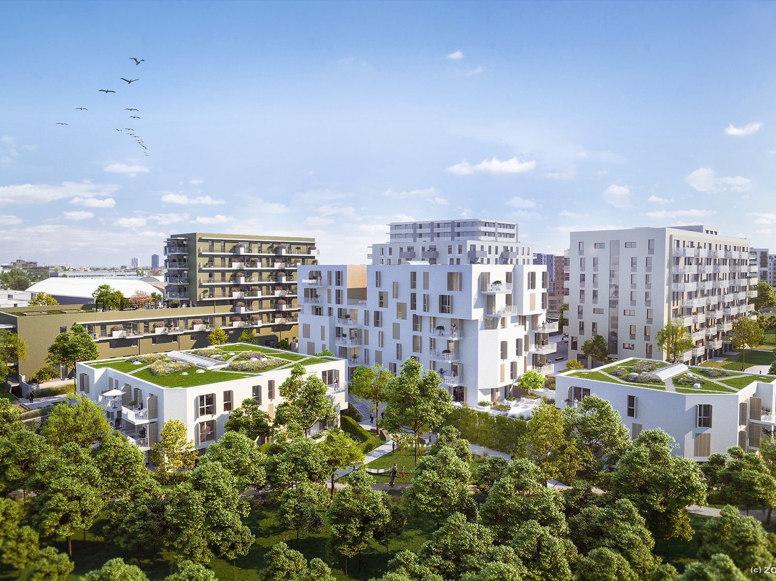 Nahe der Siemens-City entstehen über 1.200 neue Wohnungen.