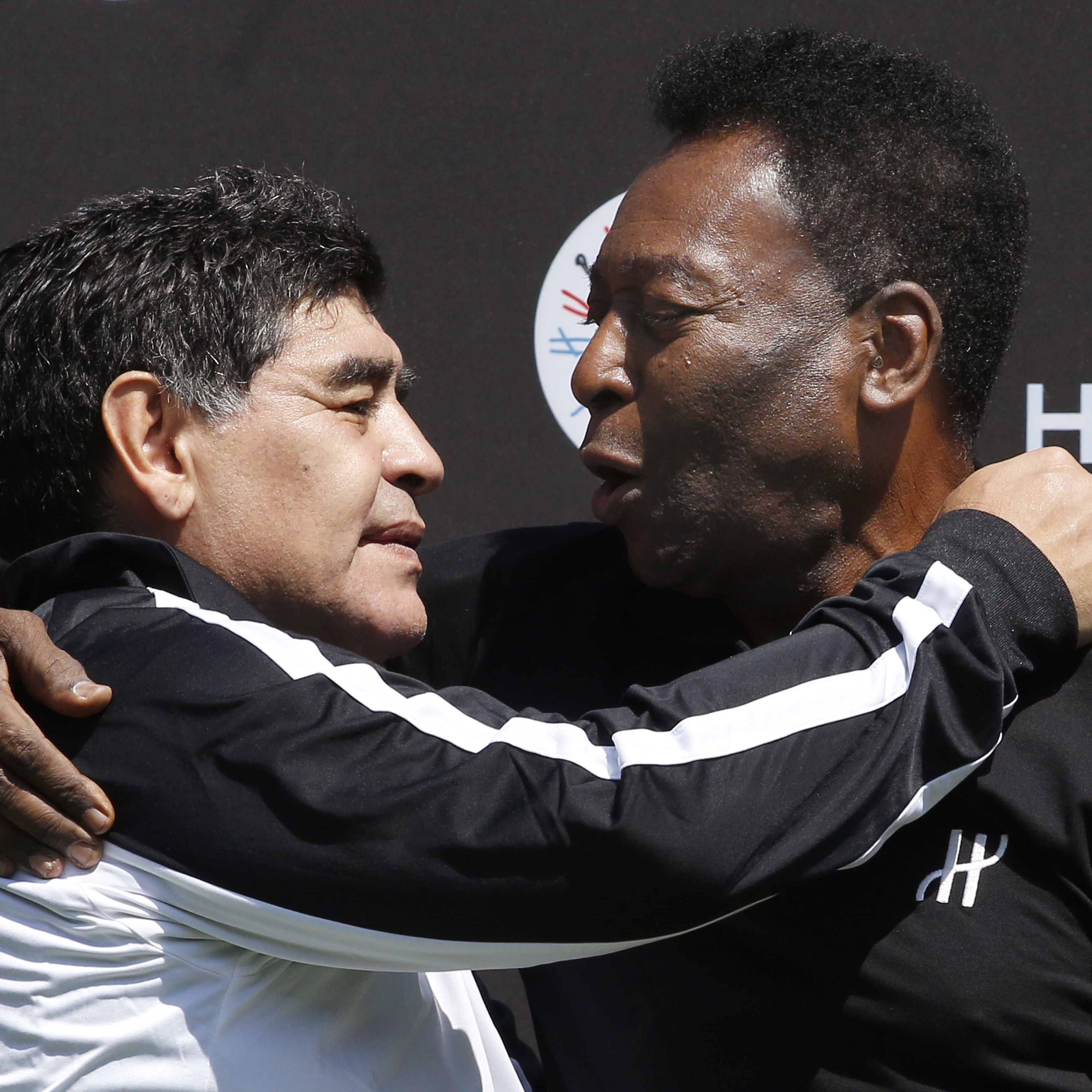Maradona und Pele.