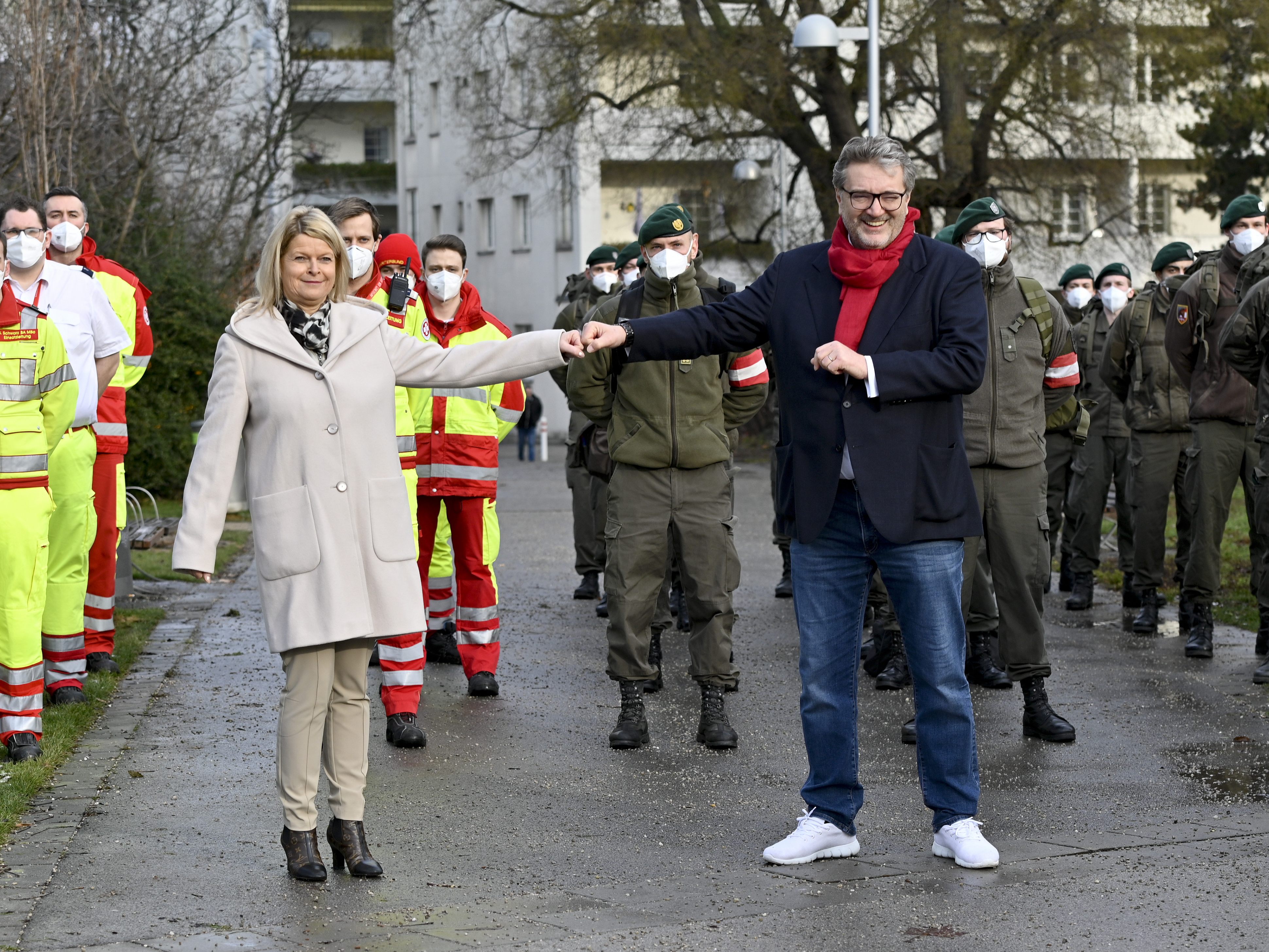 Die Wiener Corona-Massentests 8. bis zum 17. Jänner statt. Die Wiener Corona-Massentests 8. bis zum 17. Jänner statt.