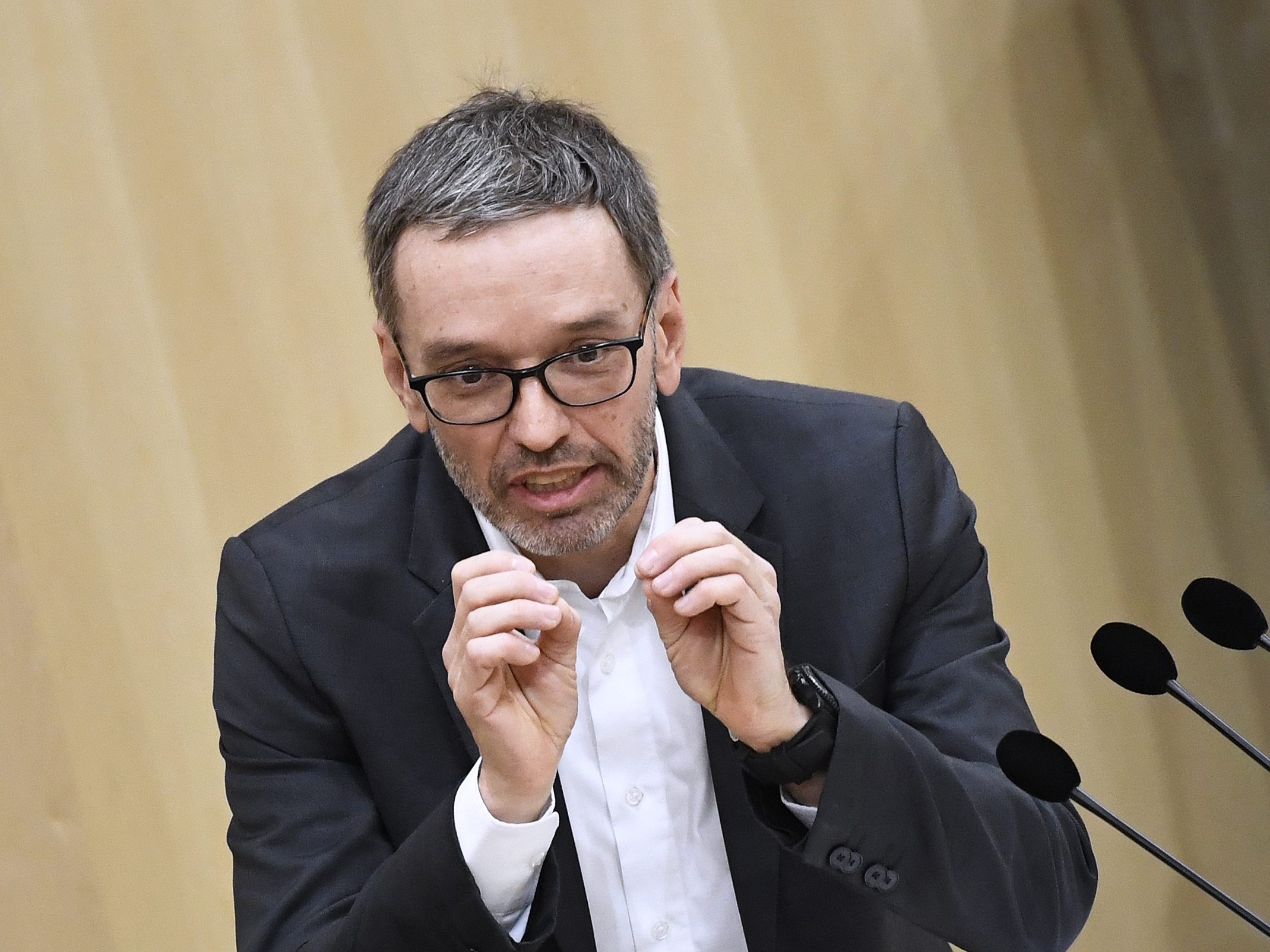 Für FPÖ-Klubobmann Kickl ist ein Auftritt bei der Corona-Demo ein "inneres Anliegen" Für FPÖ-Klubobmann Kickl ist ein Auftritt bei der Corona-Demo ein "inneres Anliegen"
