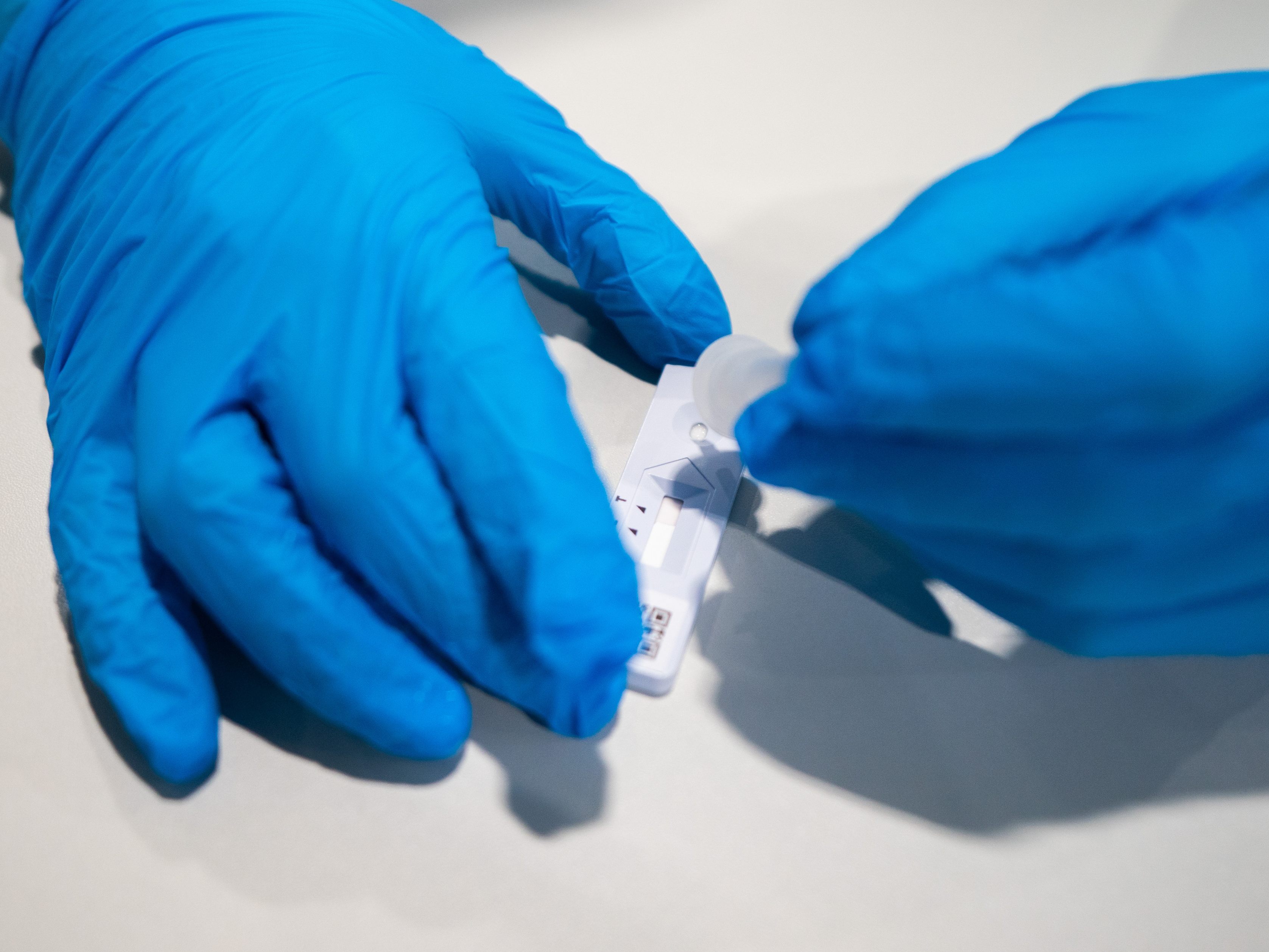 In Wien-Liesing wird die fünft Coronavirus-Teststraße eröffnet. In Wien-Liesing wird die fünft Coronavirus-Teststraße eröffnet.