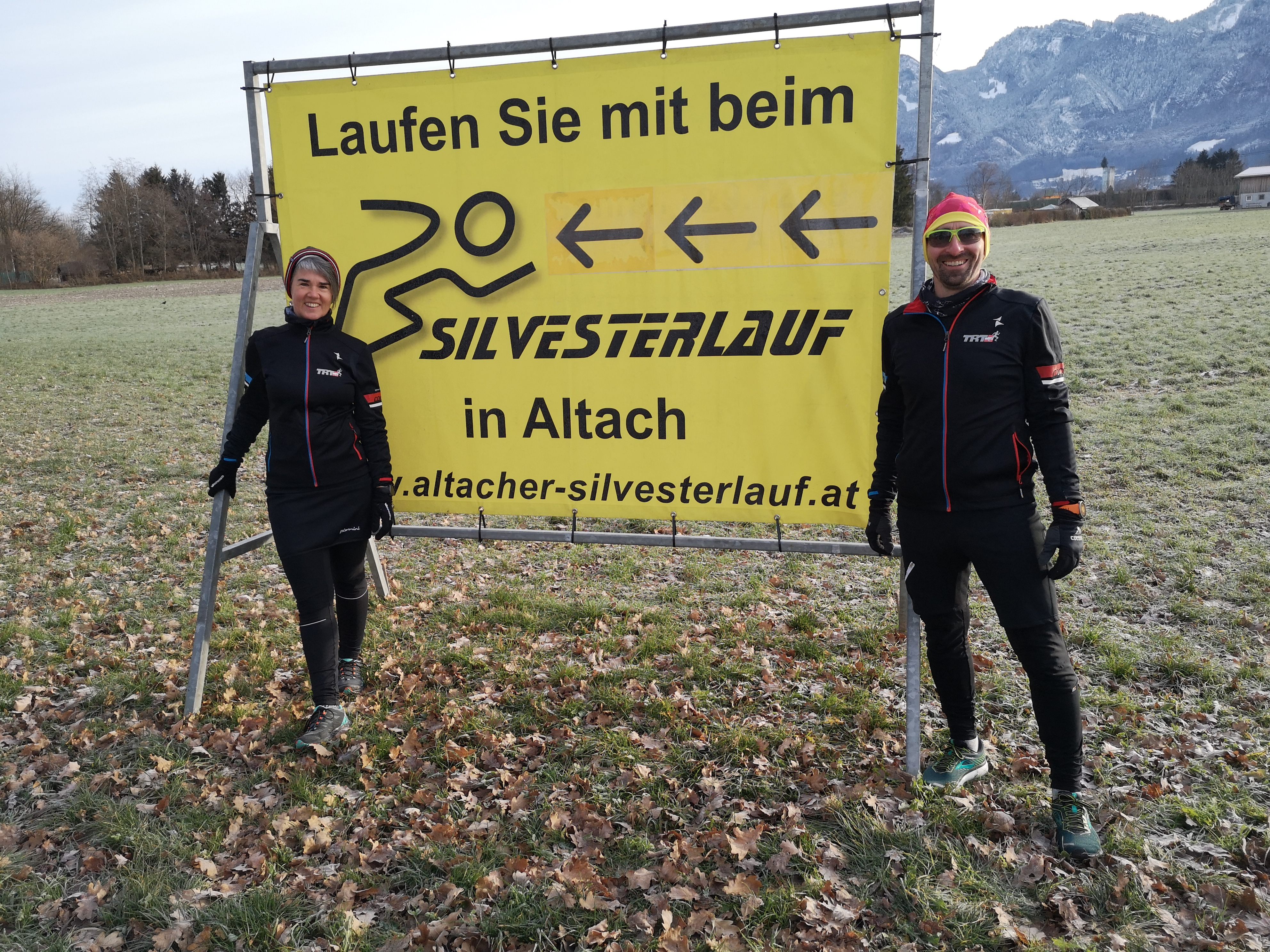 Karin und Andreas Valersi beim Silvesterlauf Karin und Andreas Valersi beim Silvesterlauf