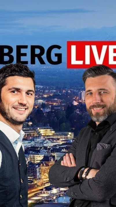 Alessandro Hämmerle (l.) und Stefan Köb (m.) zu Gast bei "Vorarlberg Live".