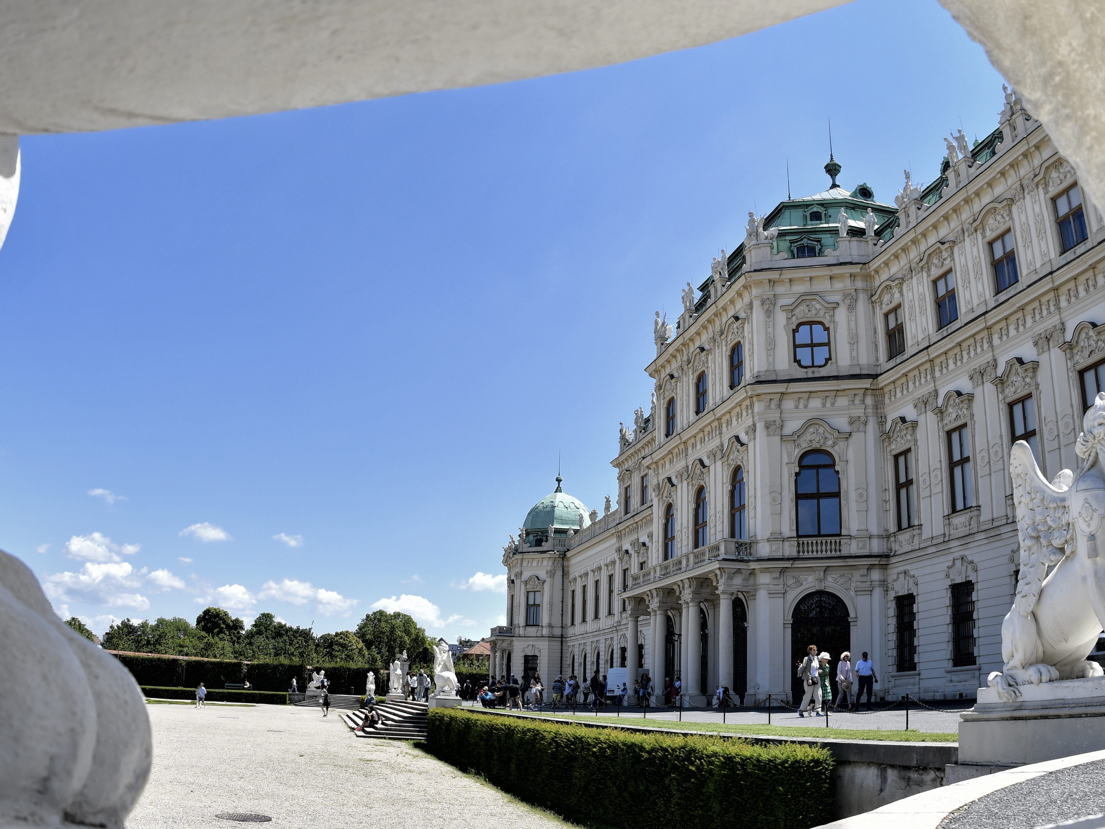 Die Galerie Belvedere verzeichnete den größten Rückgang.