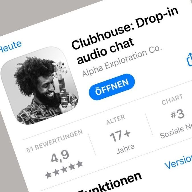 Hype um die "Clubhouse"-App.