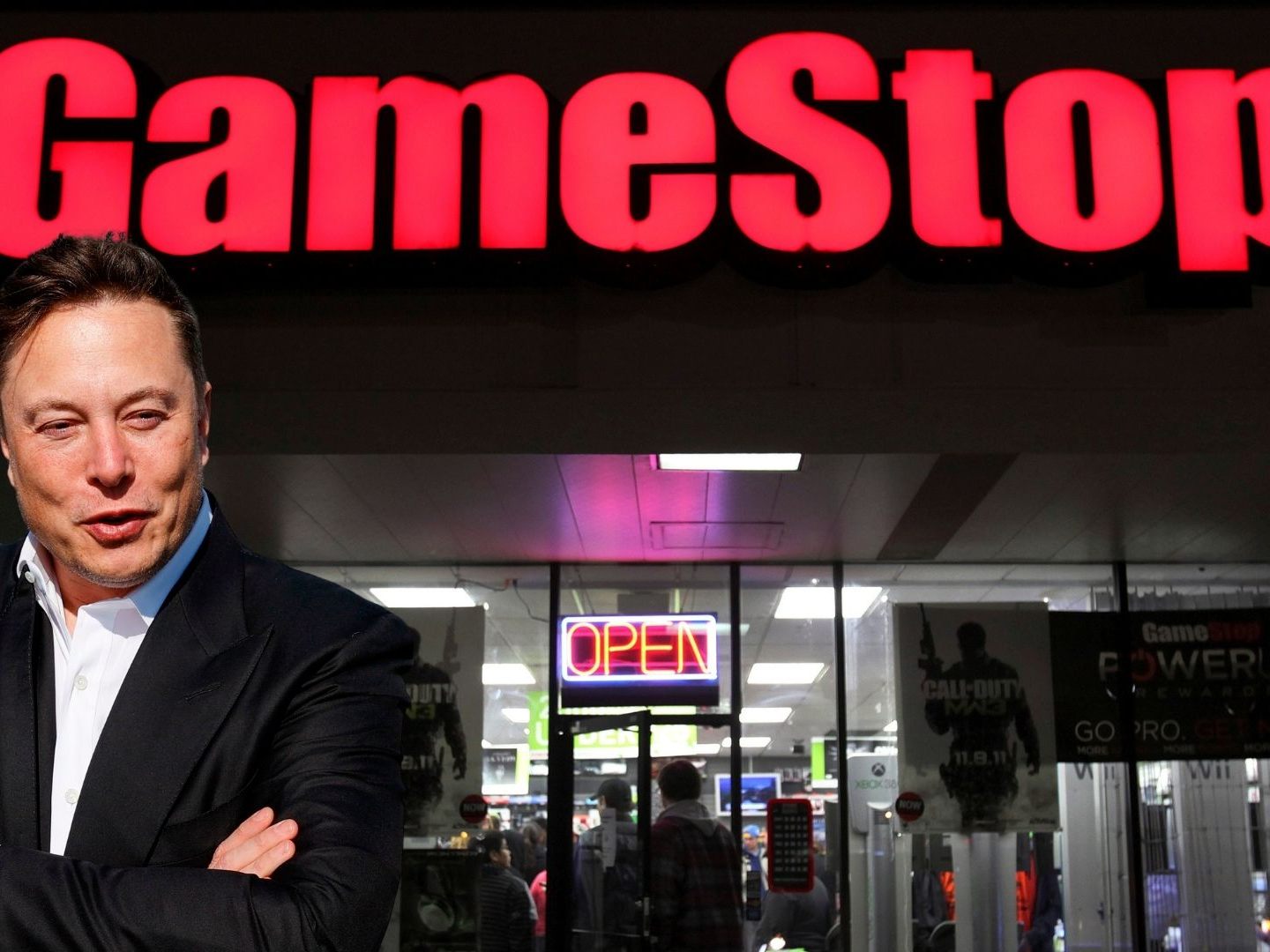 Gamestop-Aktie ist im Höhenflug. Gamestop-Aktie ist im Höhenflug.