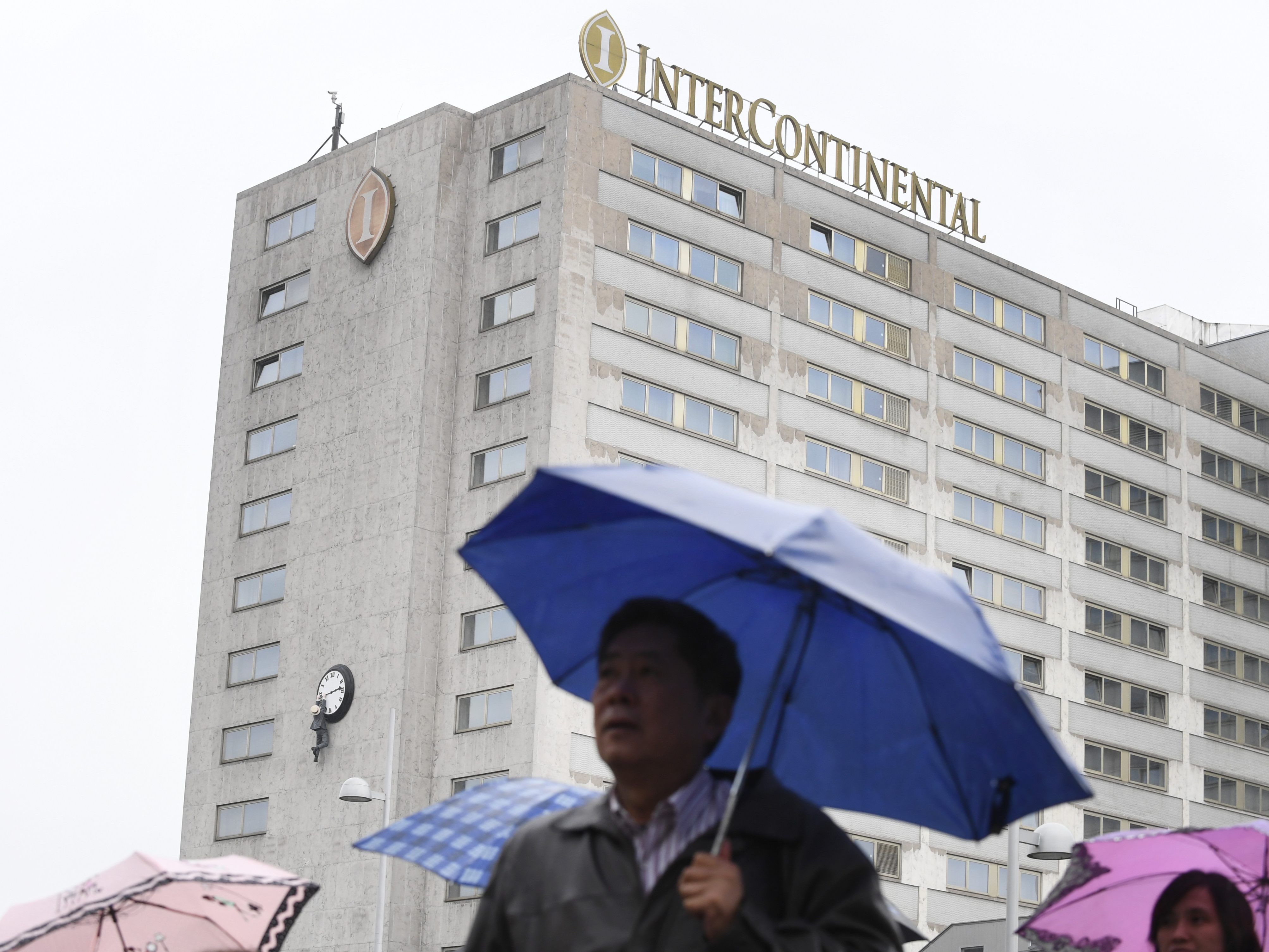 Das Hotel Intercontinental wird zum Kunstschauplatz.